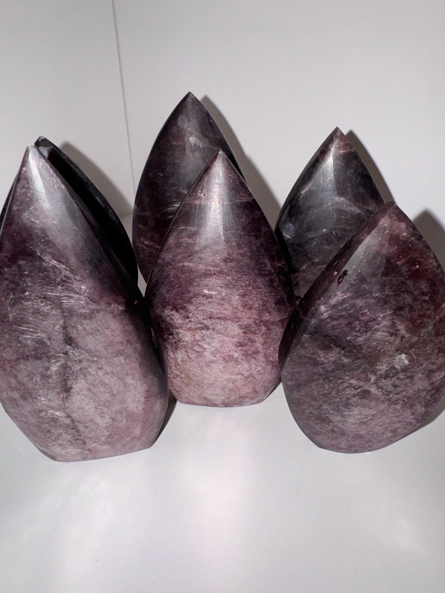 Gem Lepidolite Large Flame
