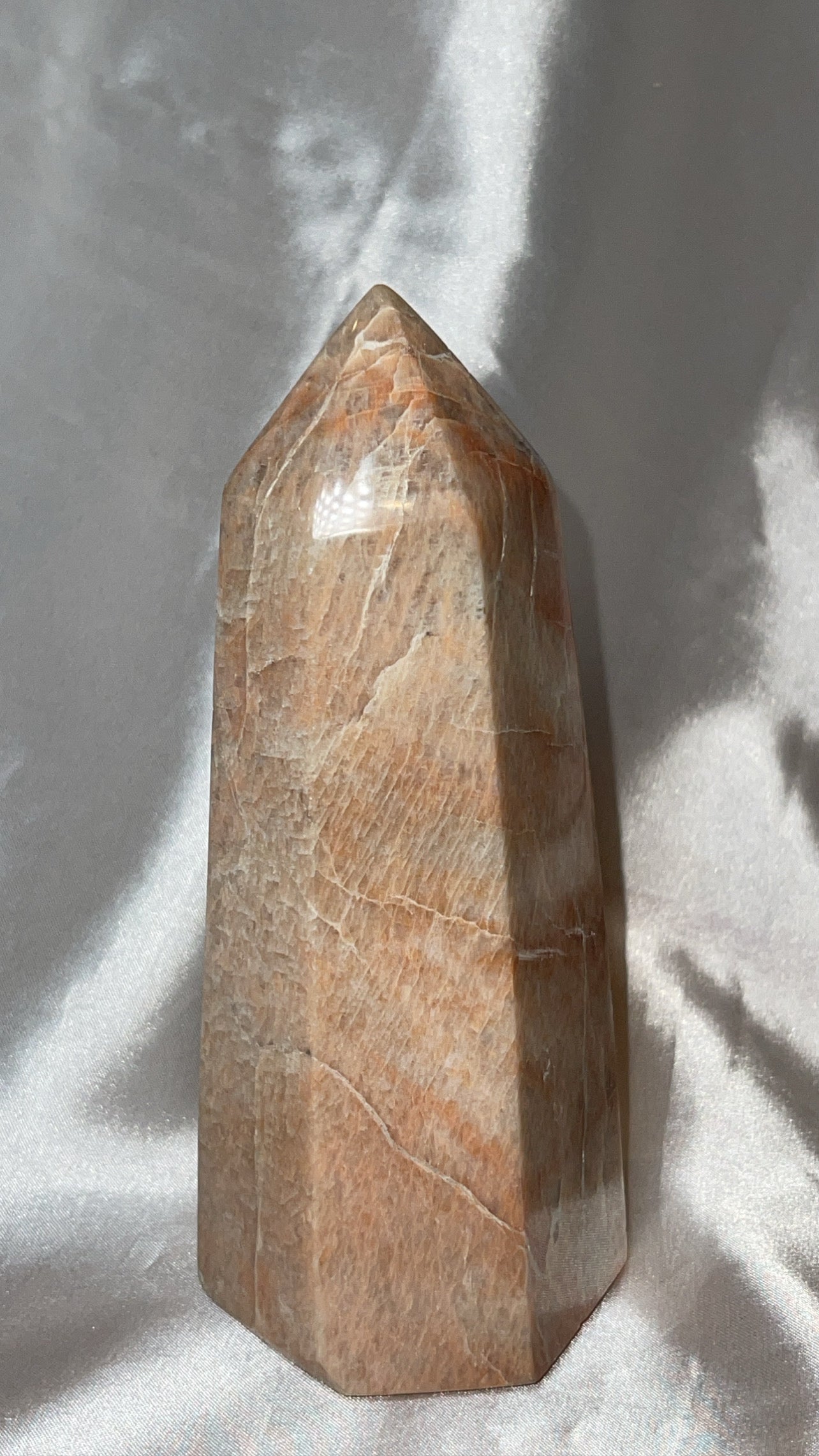 Peach Moonstone Large Tower