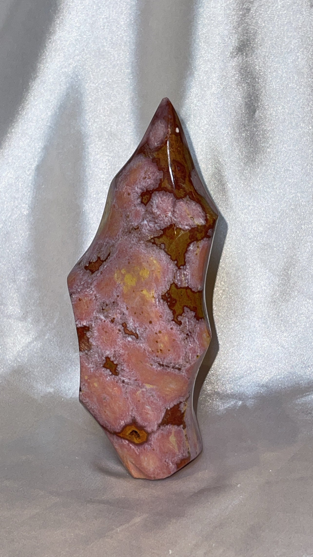 Pink Ocean Jasper AAA Large Flame