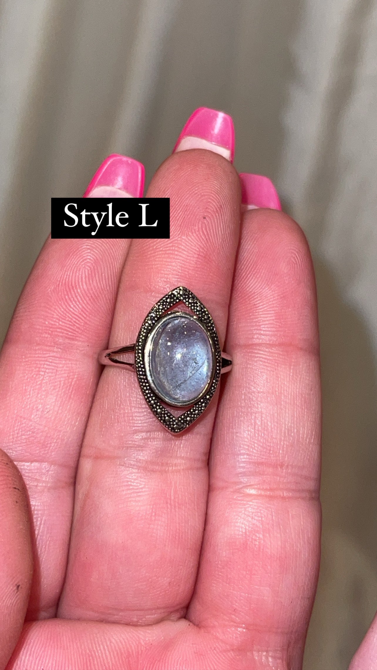 Aquamarine AAA Adjustable Ring