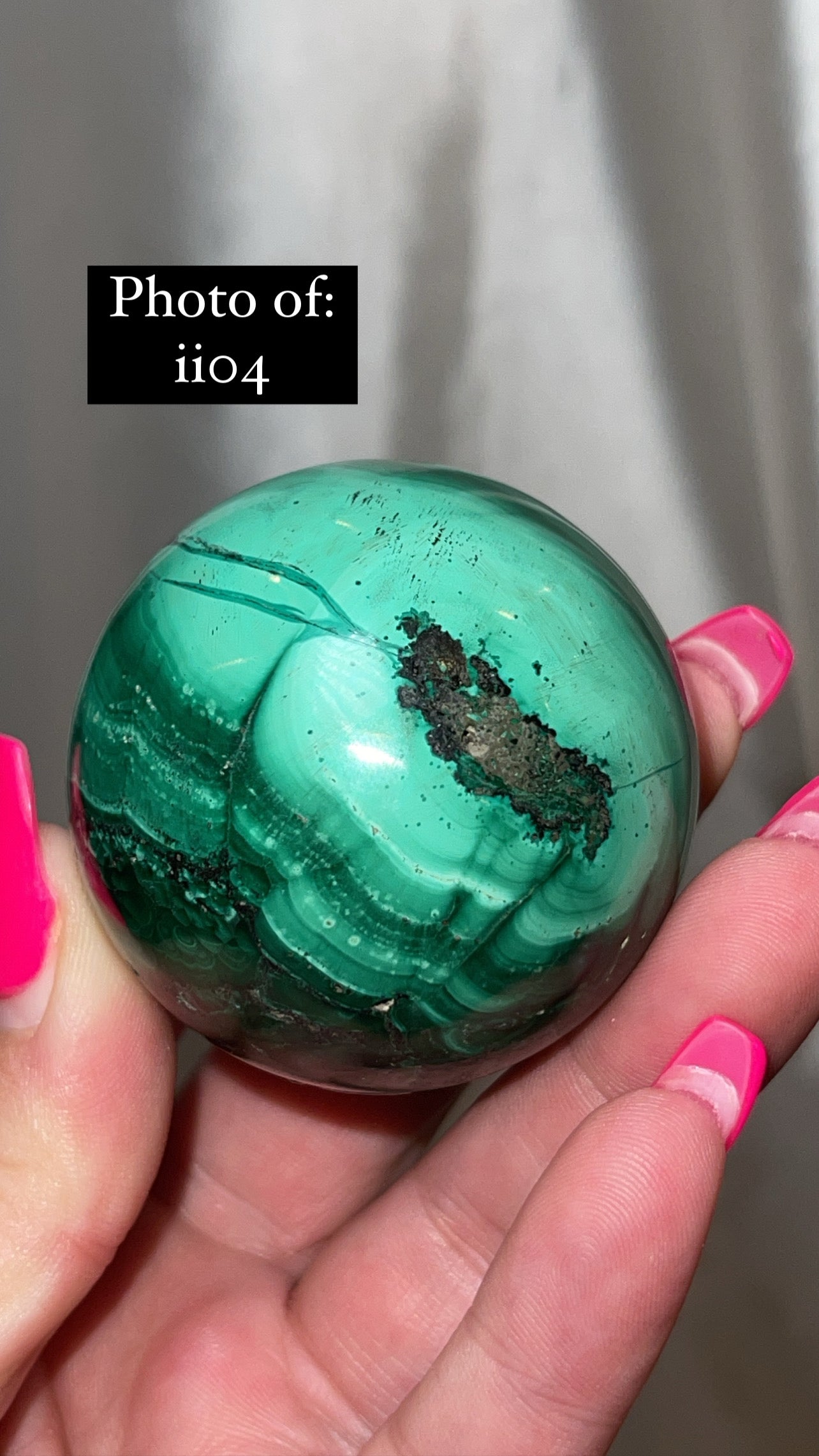 Malachite AA Large/XL Sphere