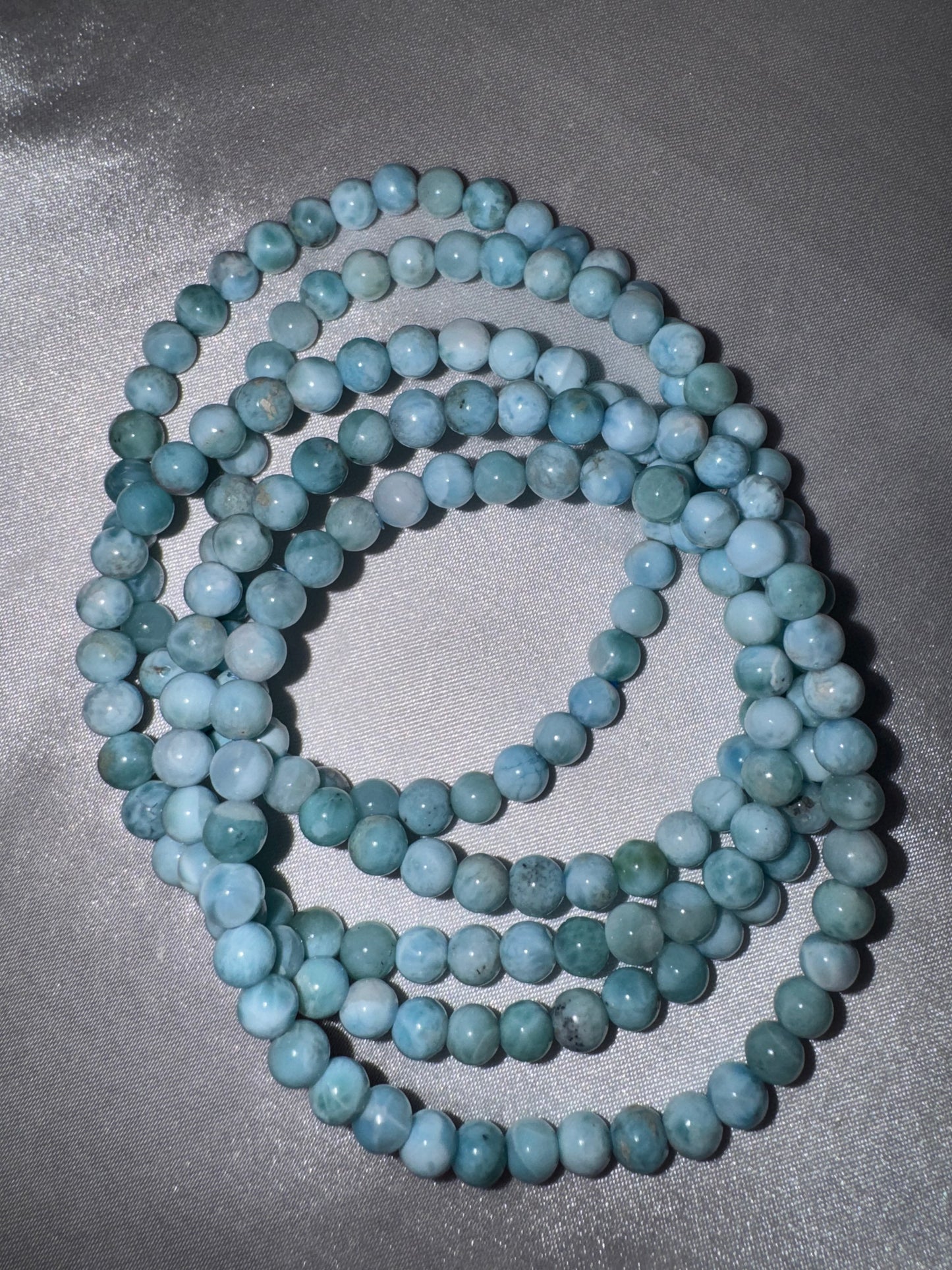 Larimar AAA 5mm Bracelet