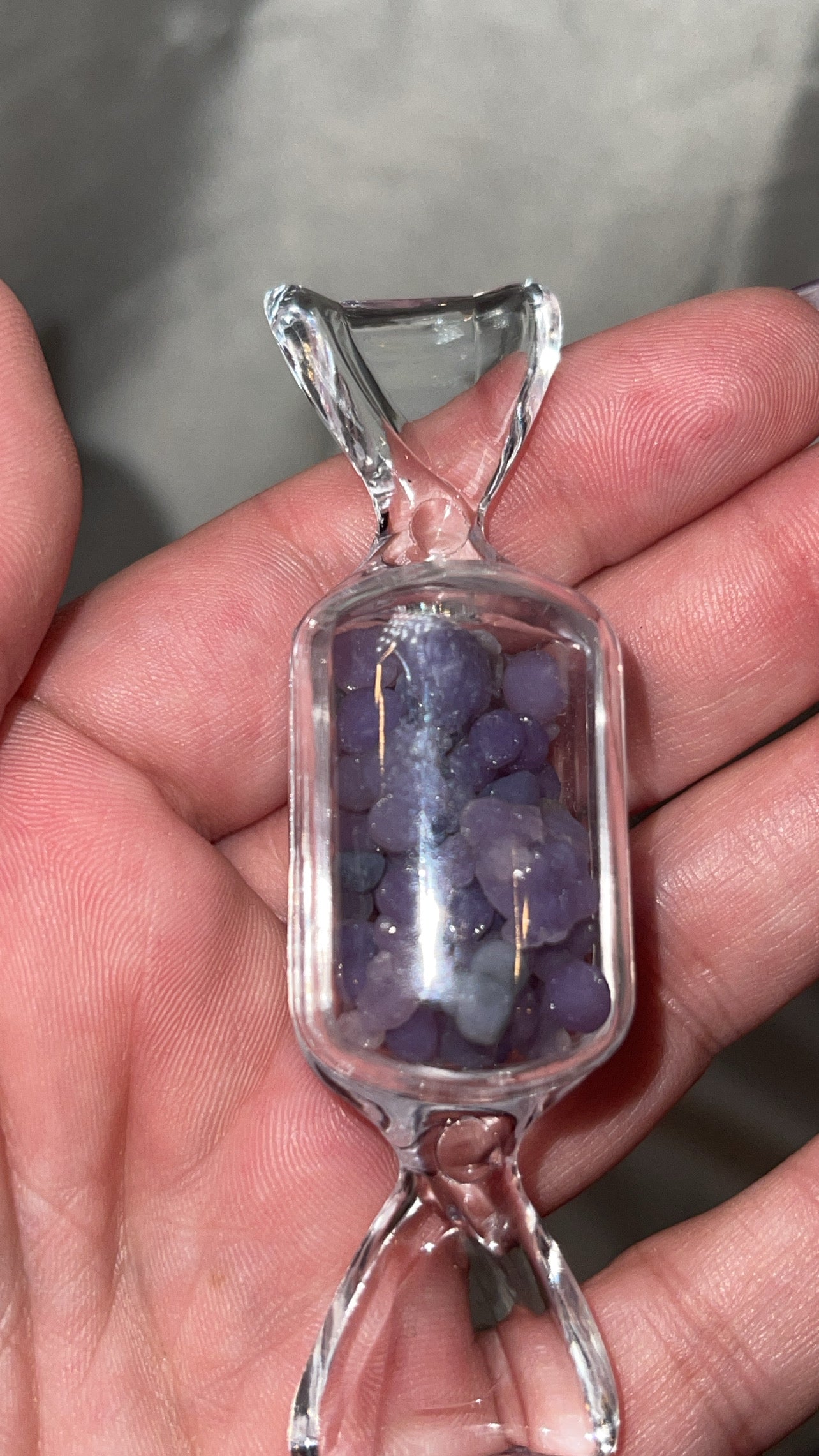 Grape Agate AAA filled Candy (20 grams)