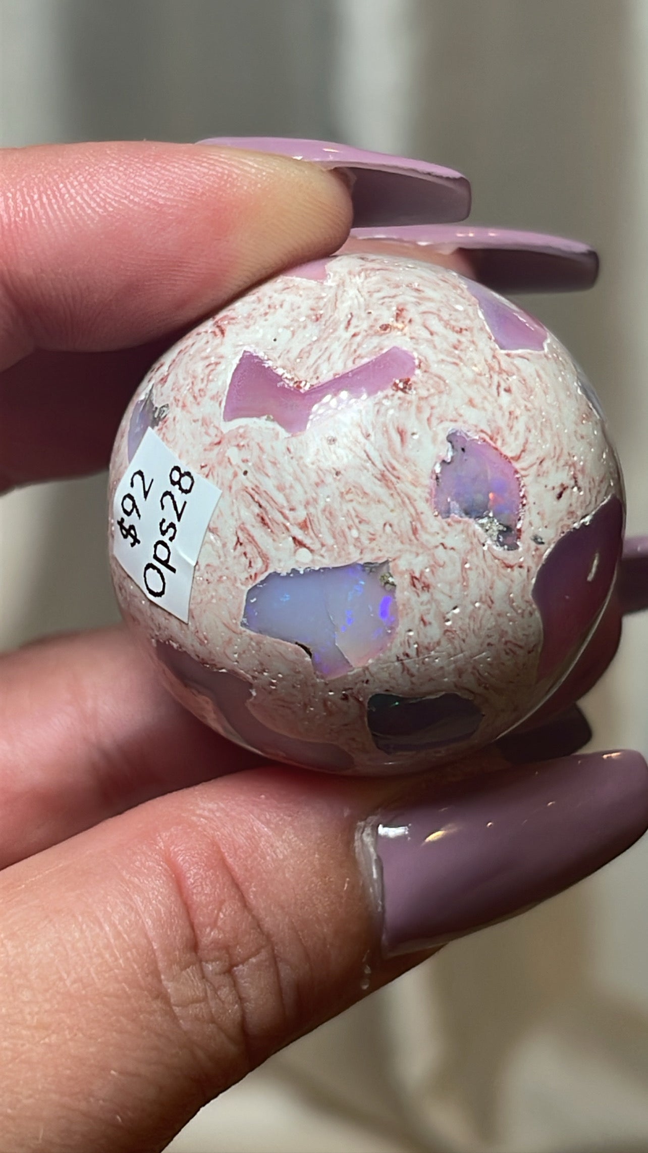 Mexican Fire Opal AAA Sphere