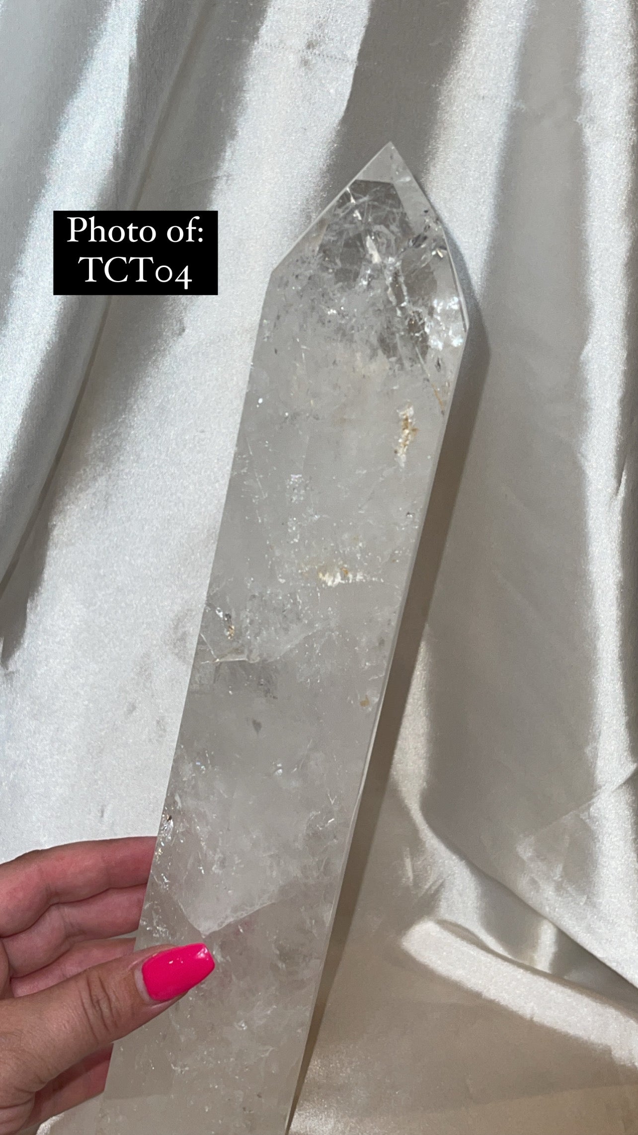 Clear Quartz AAA XXL Tower