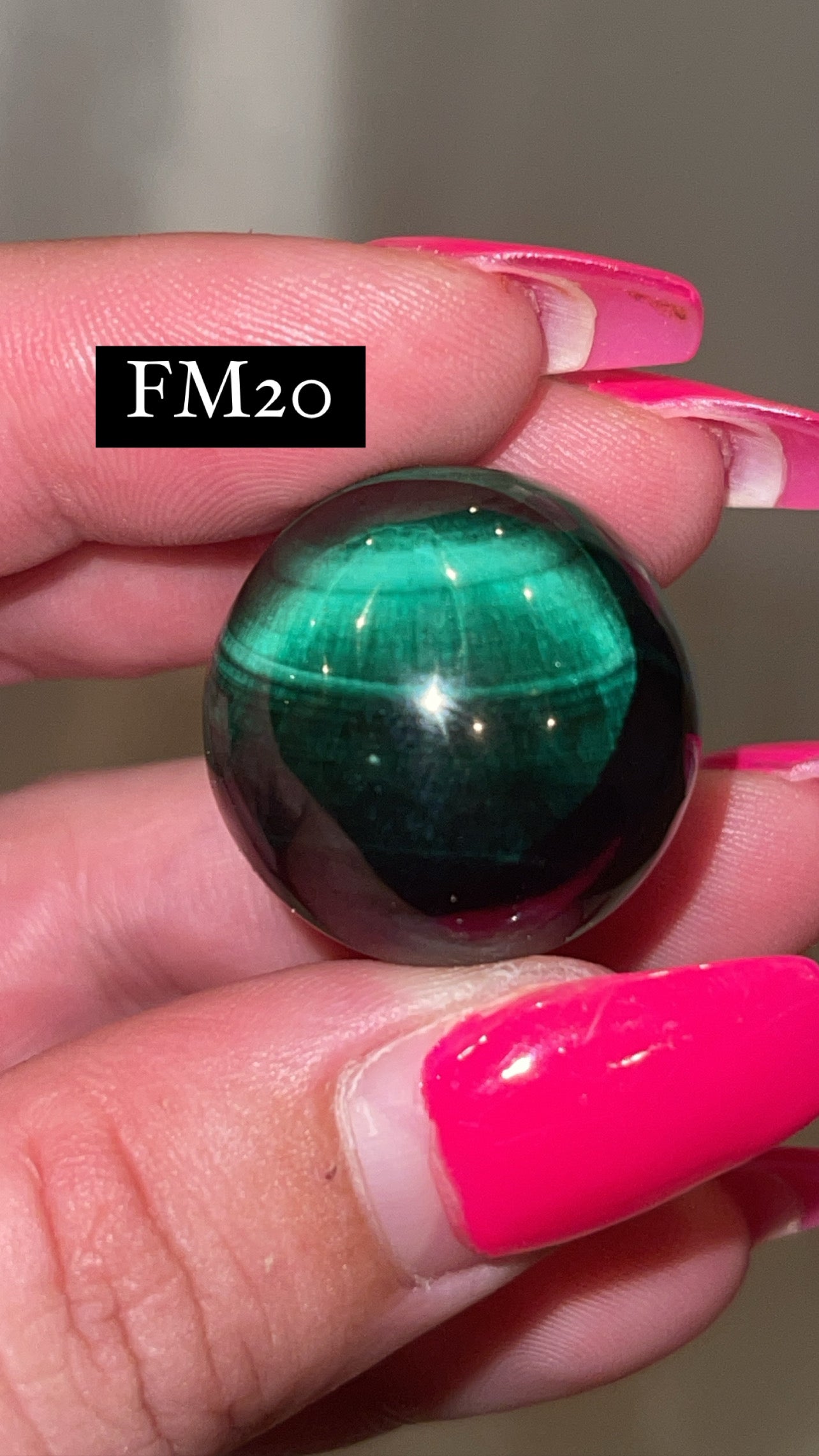 Velvet Fibrous Malachite AAA Sphere
