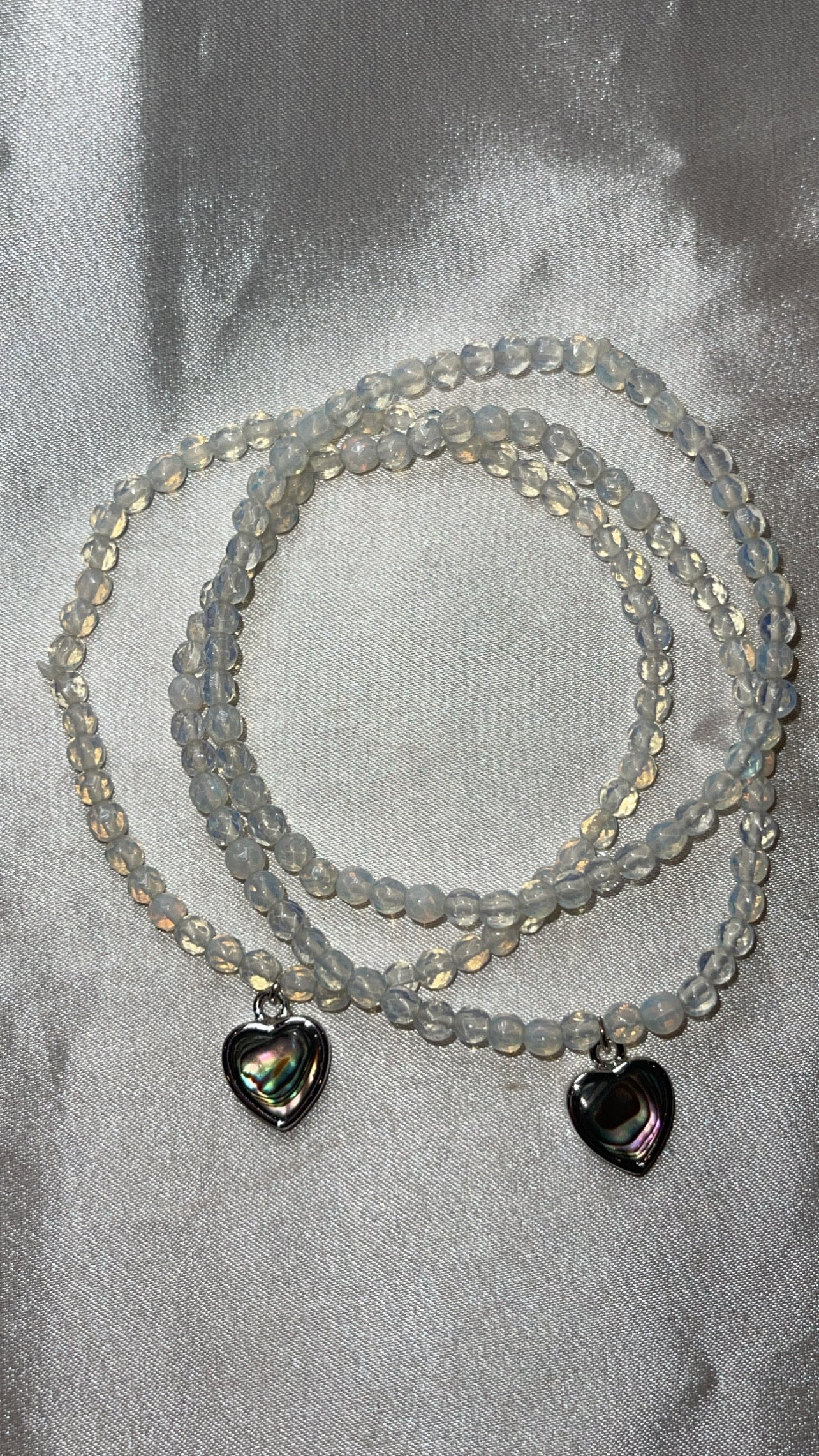 Opalite Faceted 4mm Bracelet