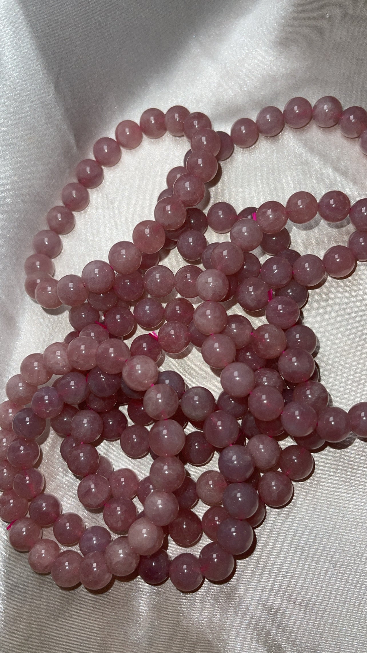 Lavender Rose Quartz 10mm Bracelet
