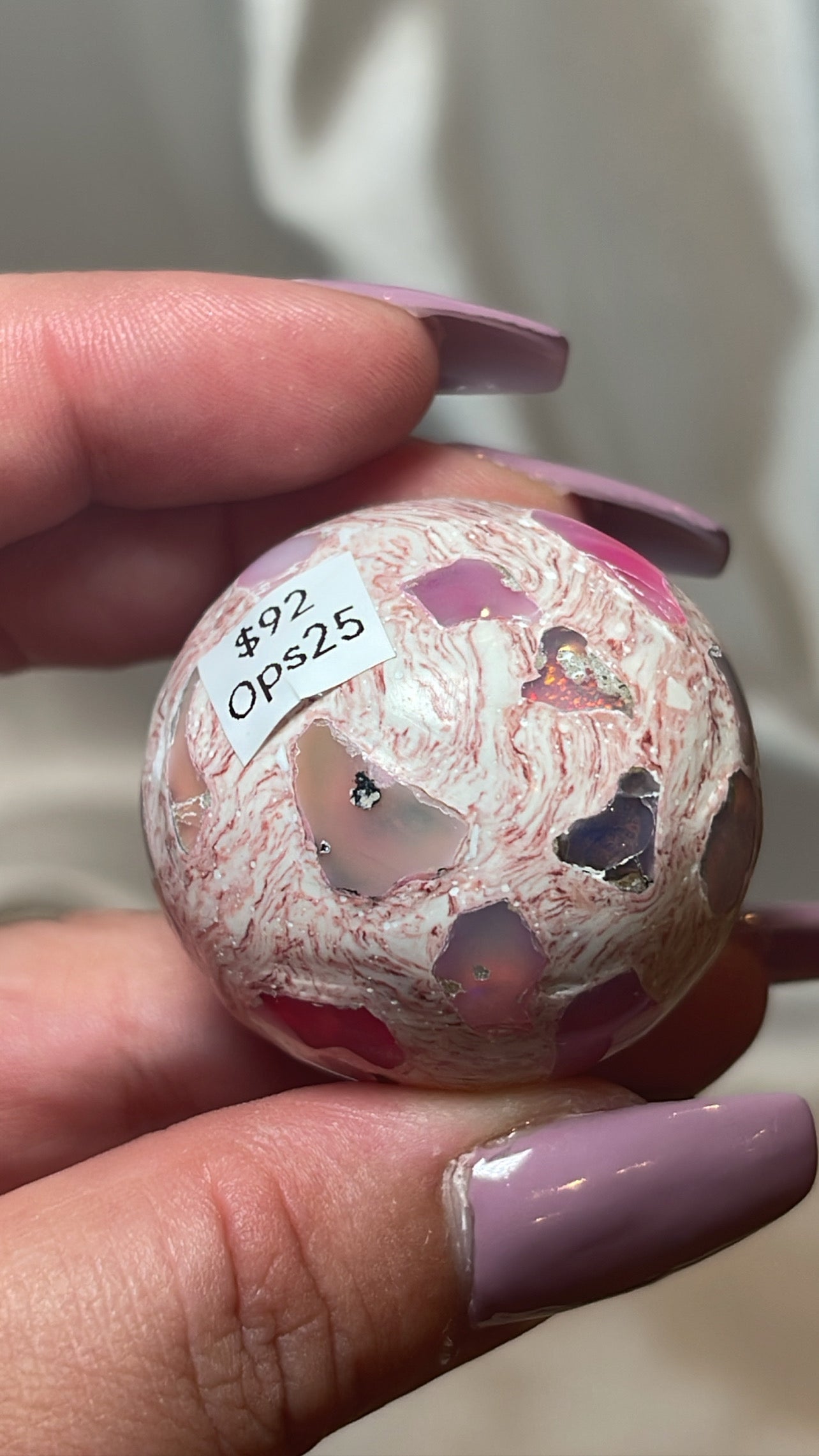 Mexican Fire Opal AAA Sphere