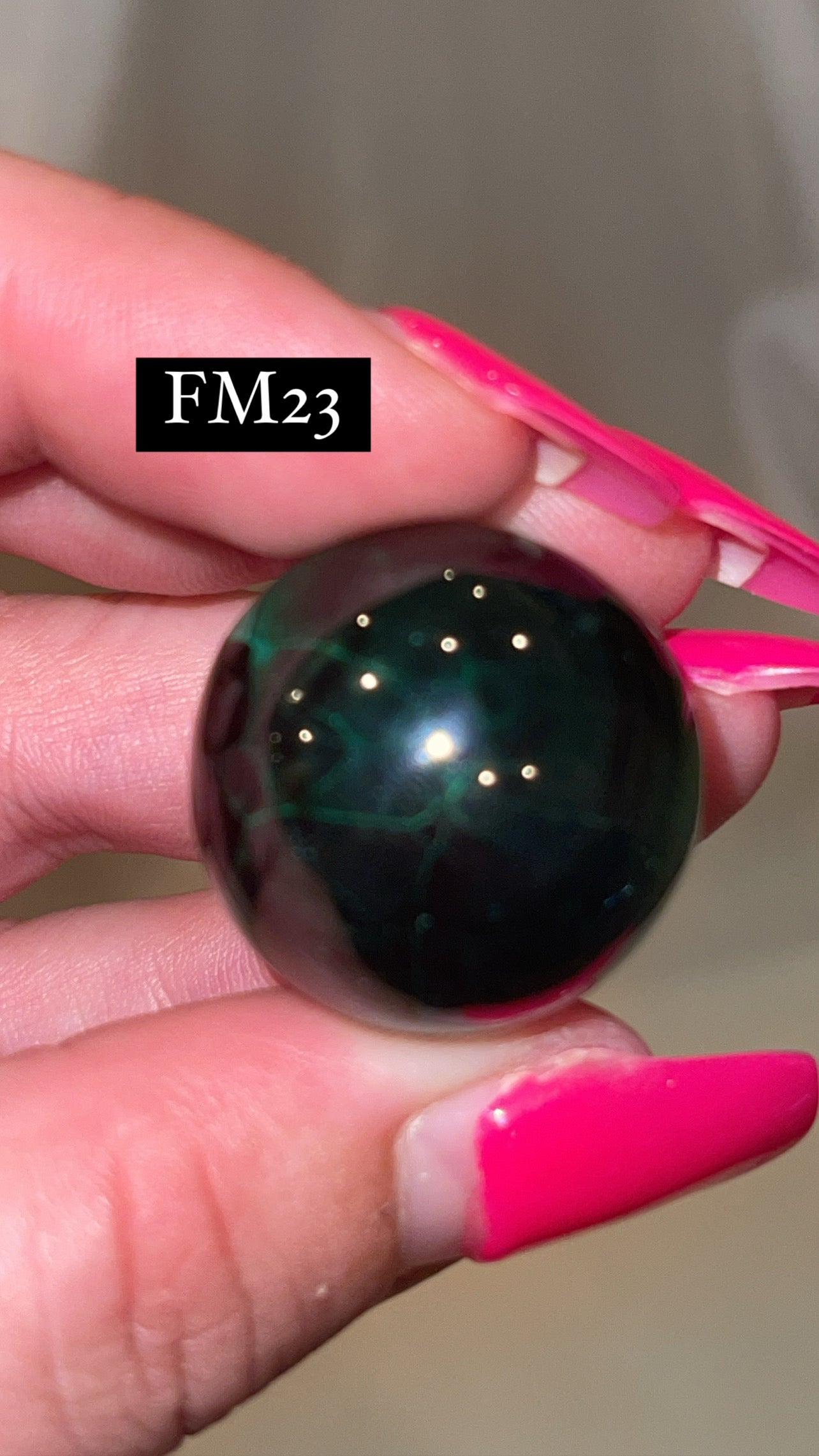 Velvet Fibrous Malachite AAA Sphere