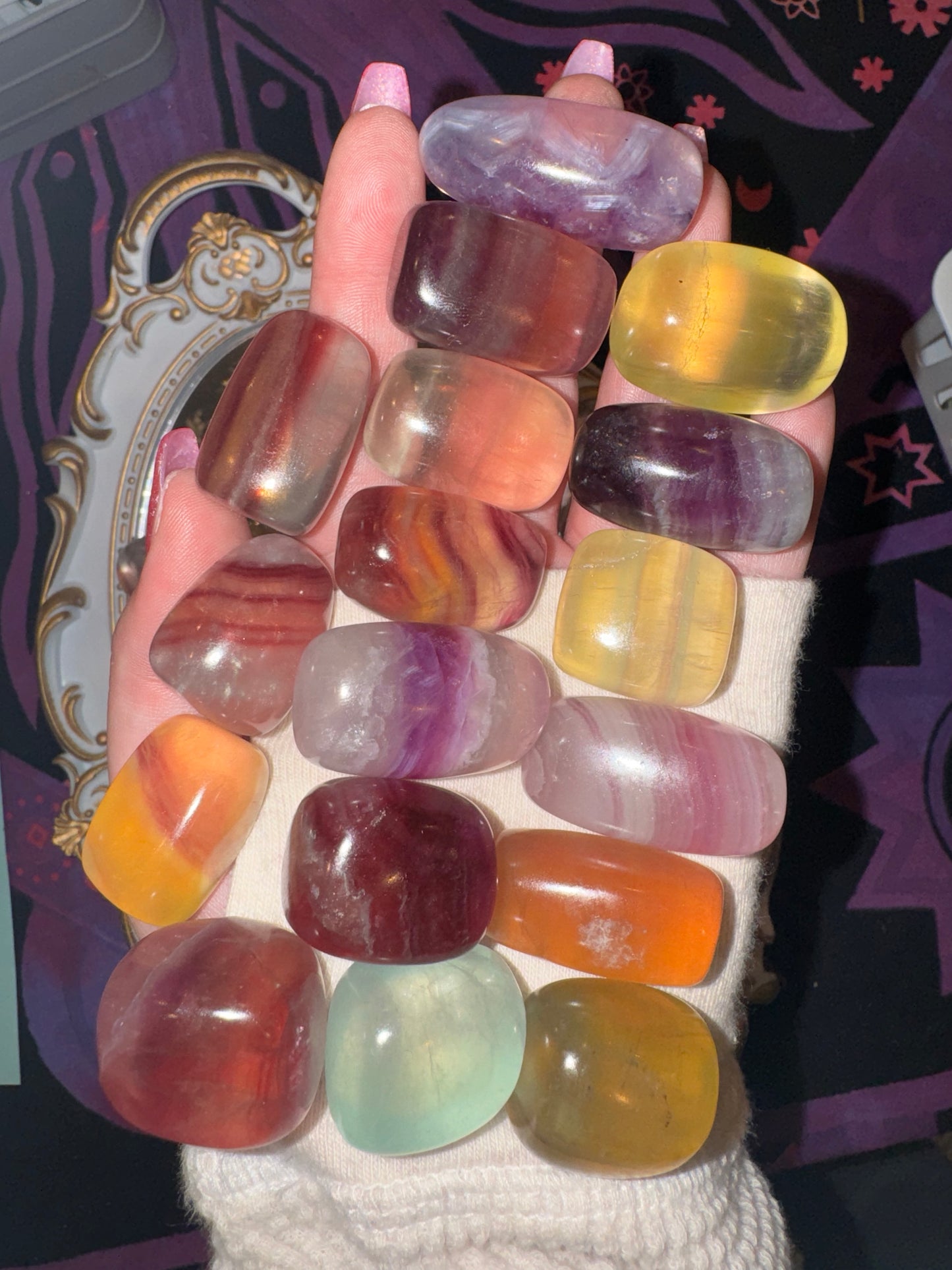 Candy Fluorite Tumble