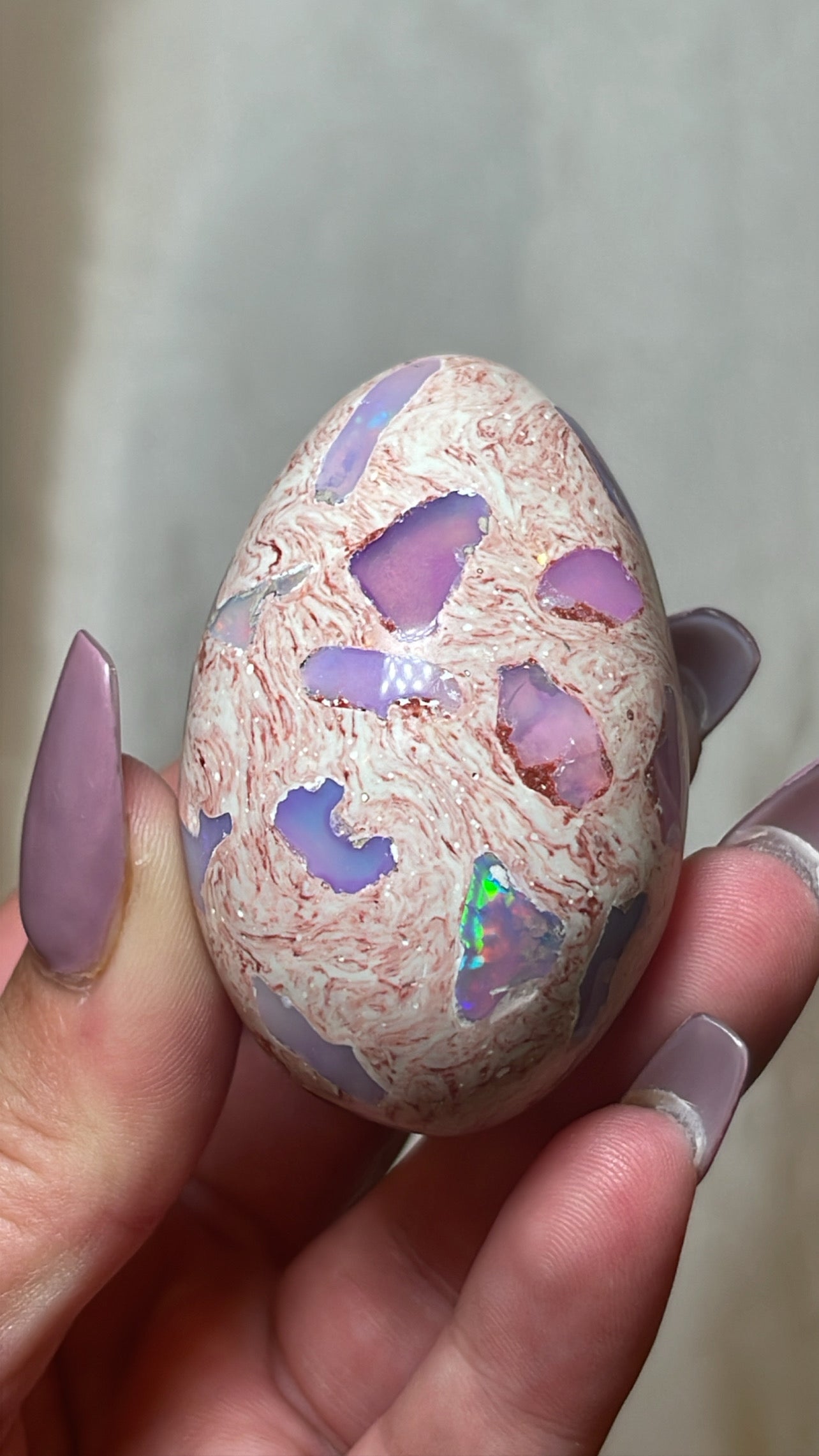 Mexican Fire Opal AAA Egg