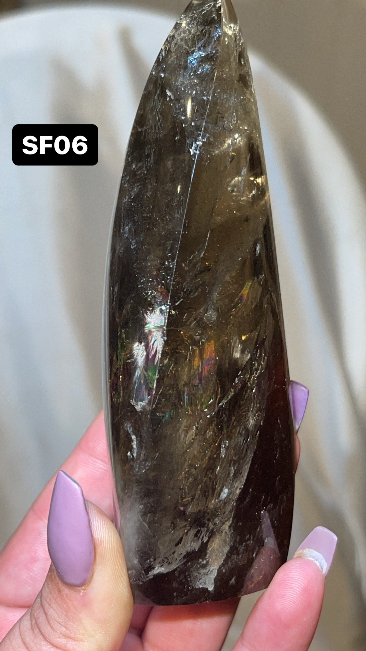 Smoky Quartz AAA Flame