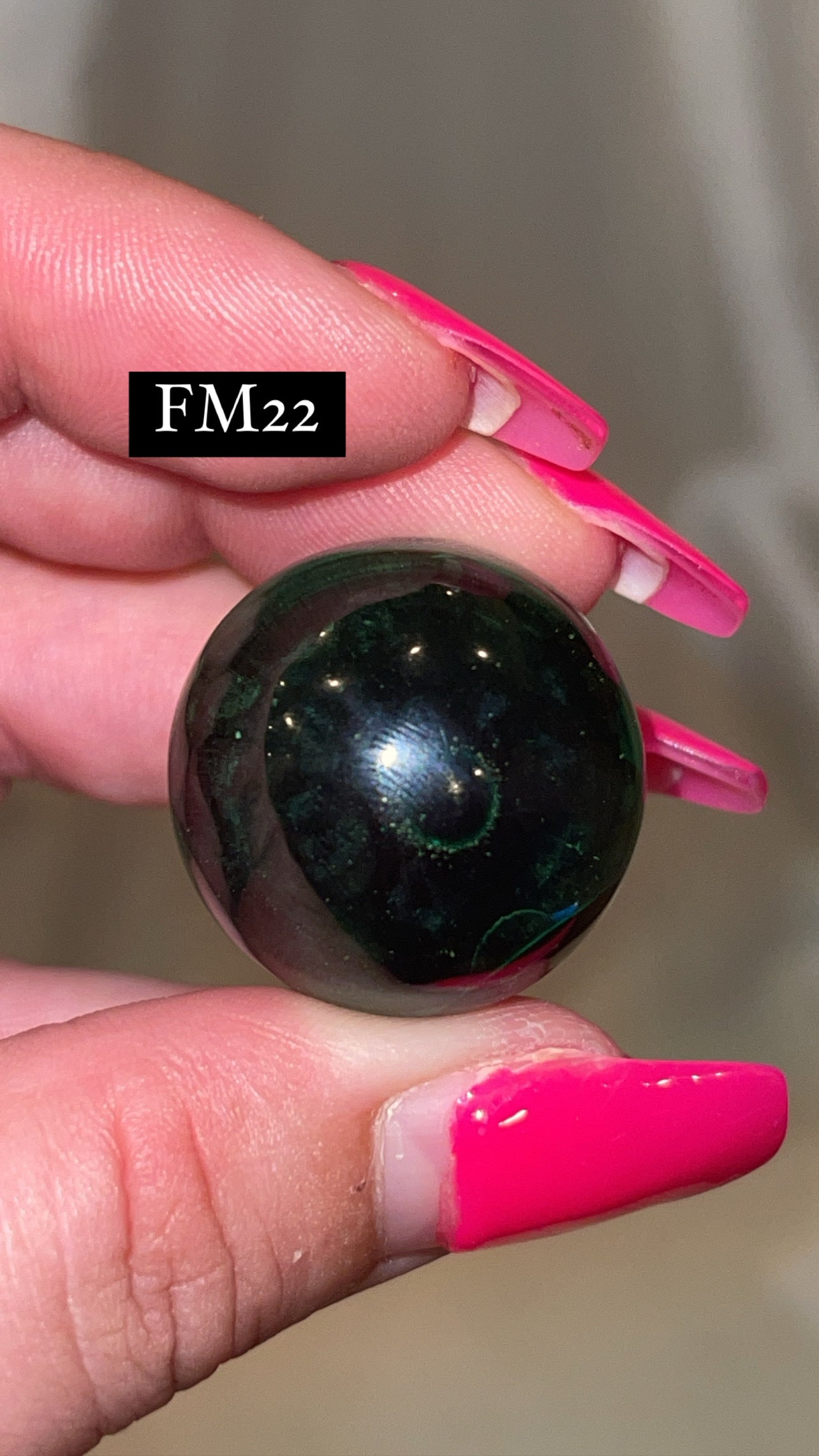 Velvet Fibrous Malachite AAA Sphere