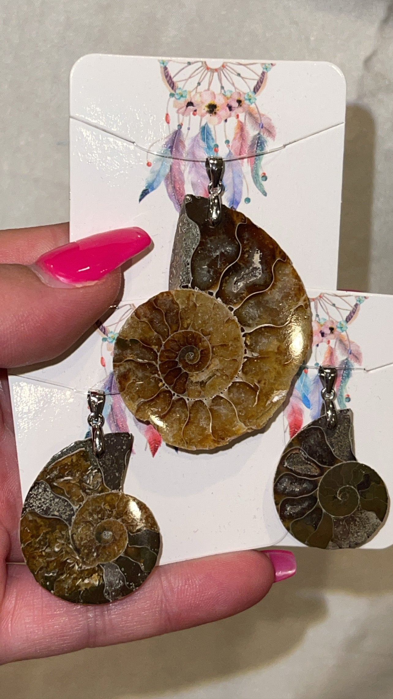 Ammonite Pendant (Choose Your Own)