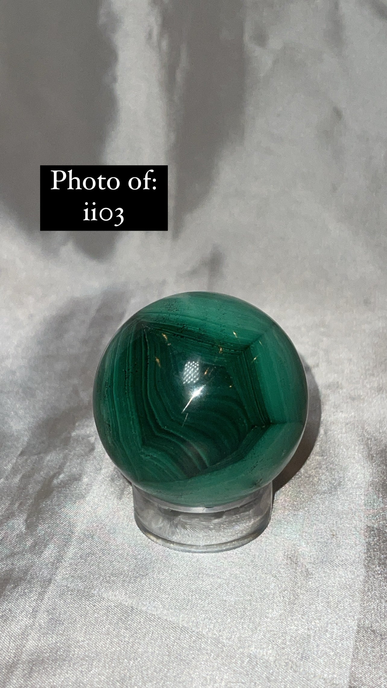 Malachite AA Large/XL Sphere