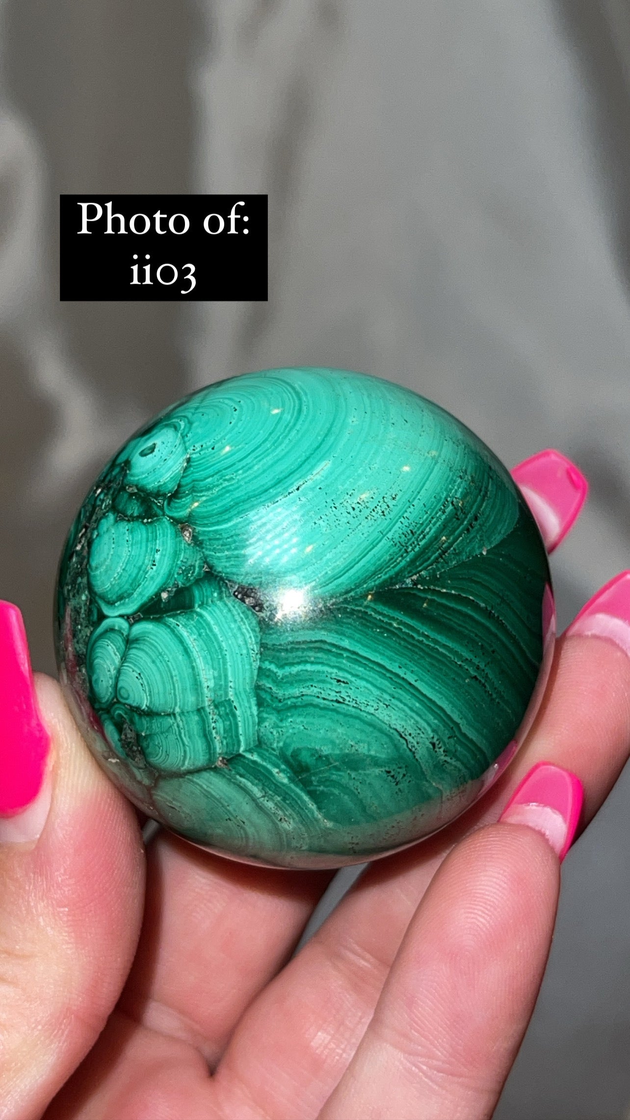 Malachite AA Large/XL Sphere