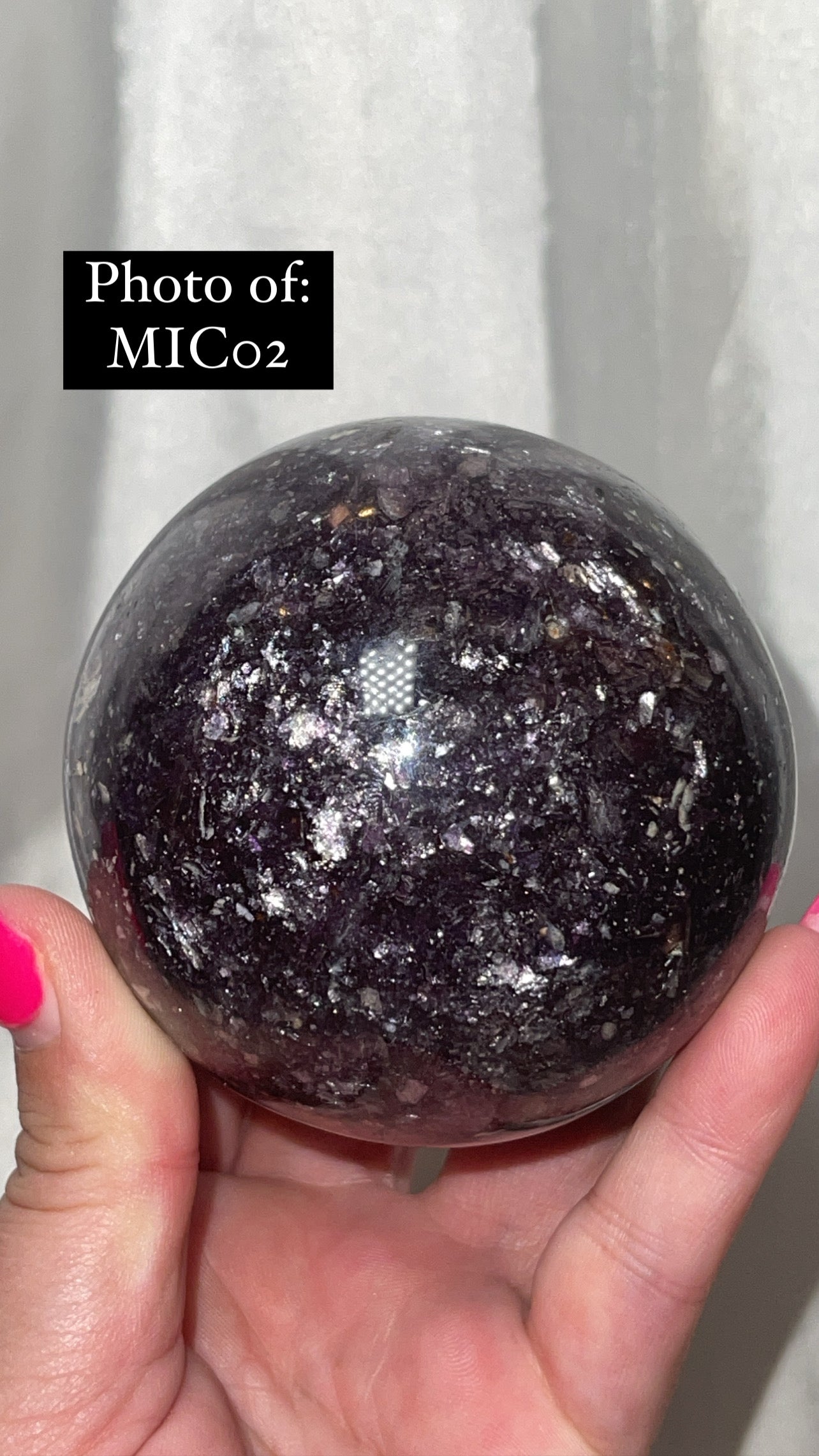 Mica Lepidolite XL Sphere