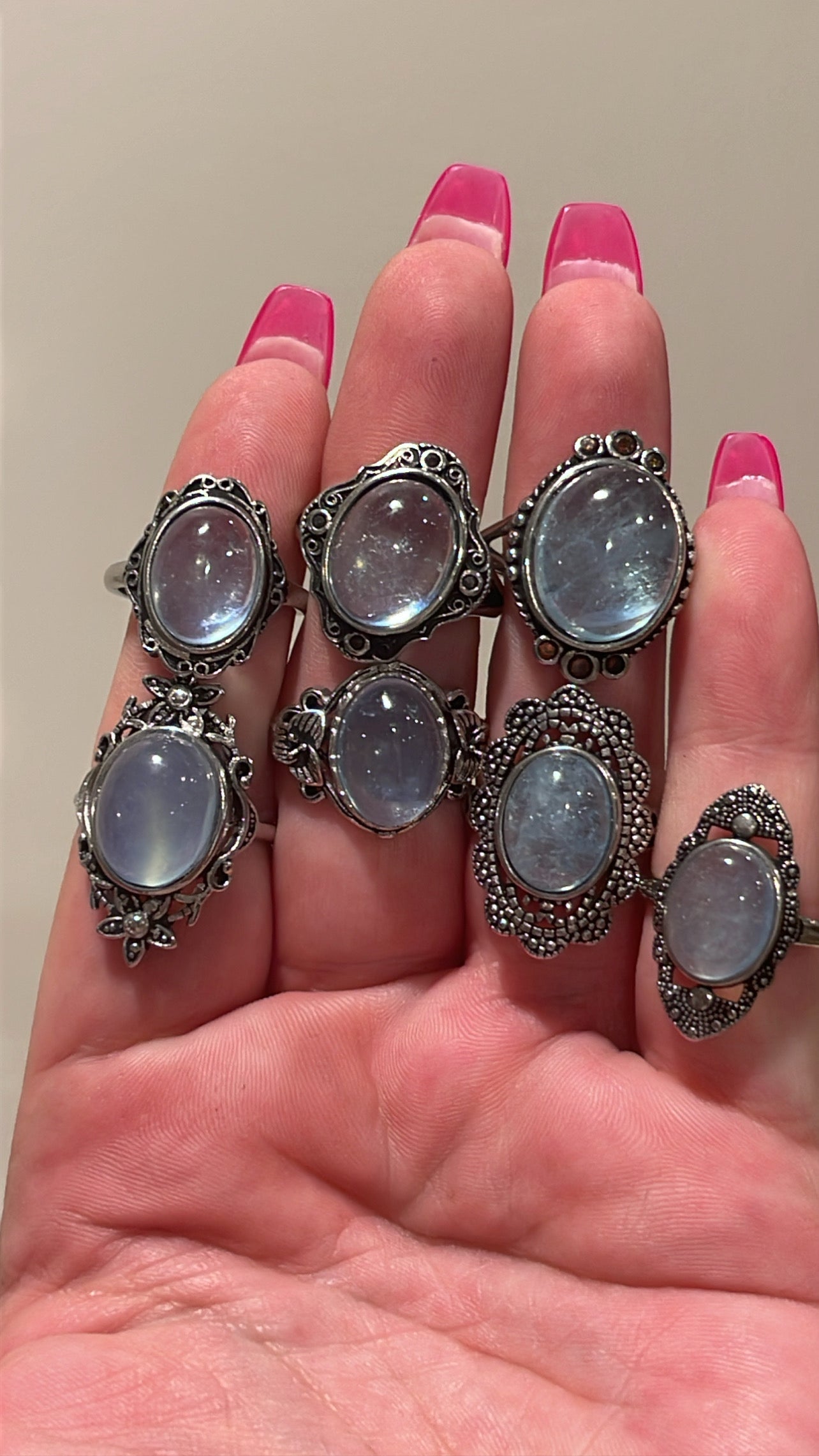 Aquamarine AAA Adjustable Ring