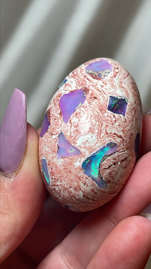 Mexican Fire Opal AAA Egg