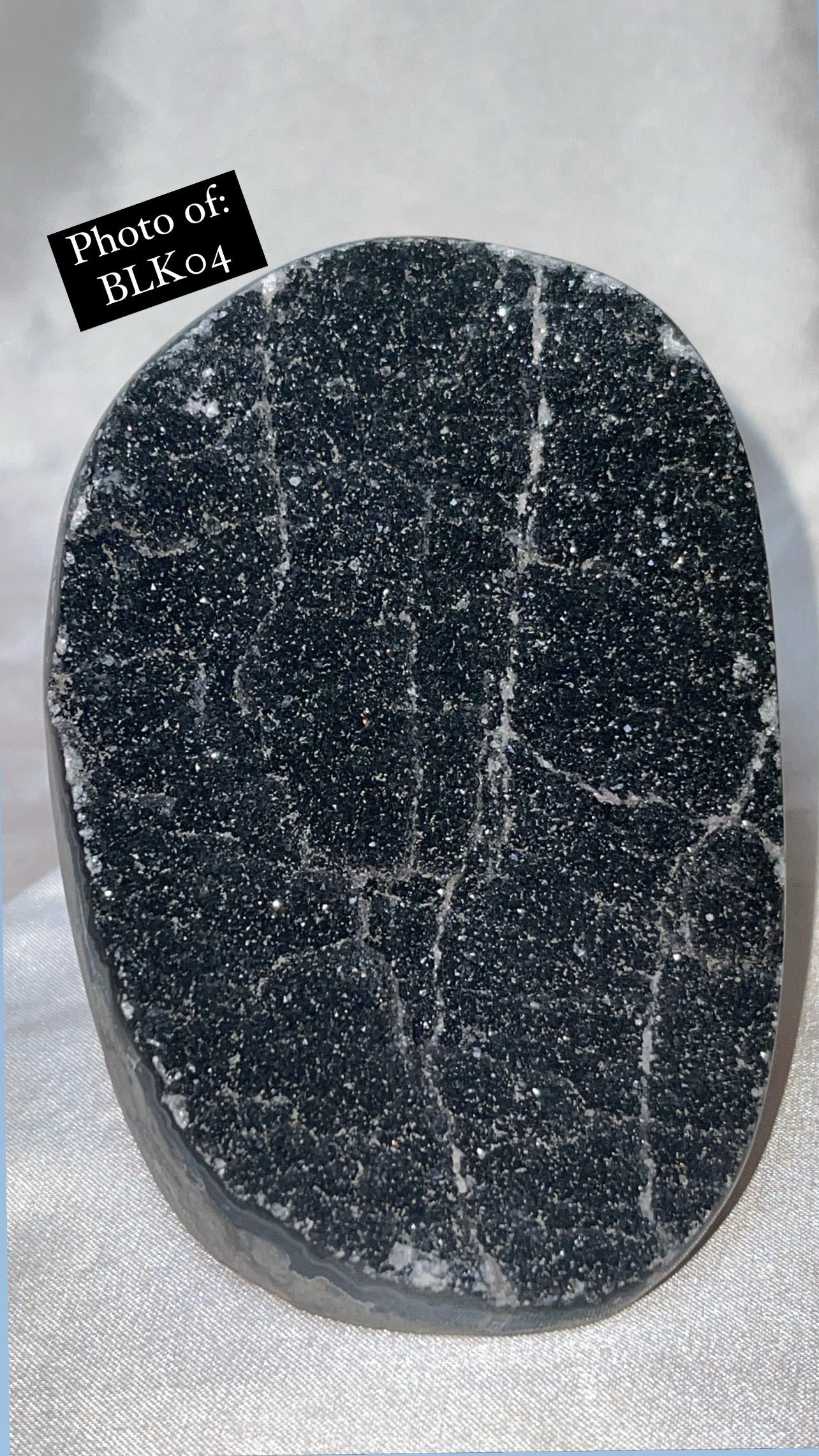 Black Amethyst Cut Base