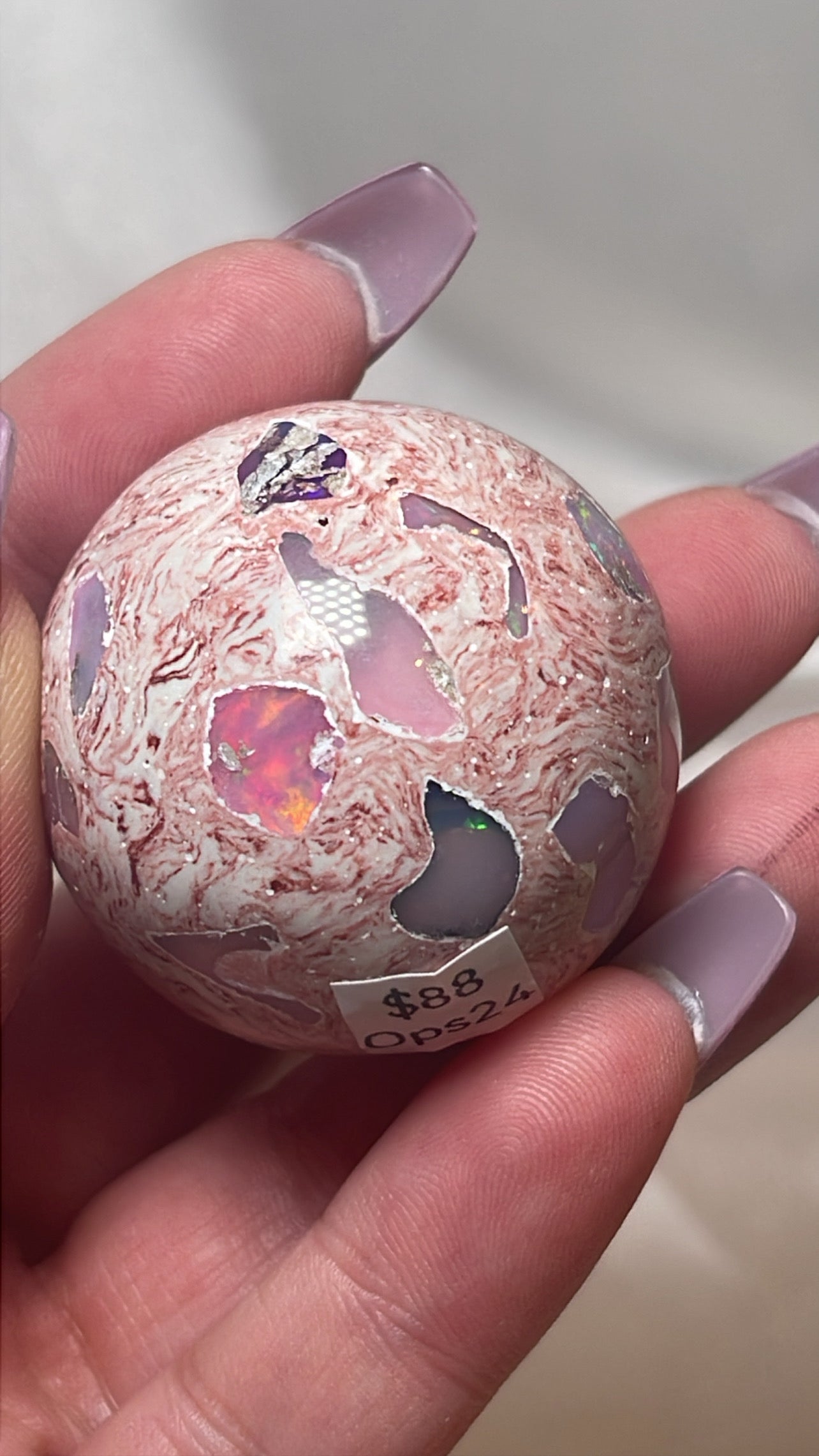 Mexican Fire Opal AAA Sphere