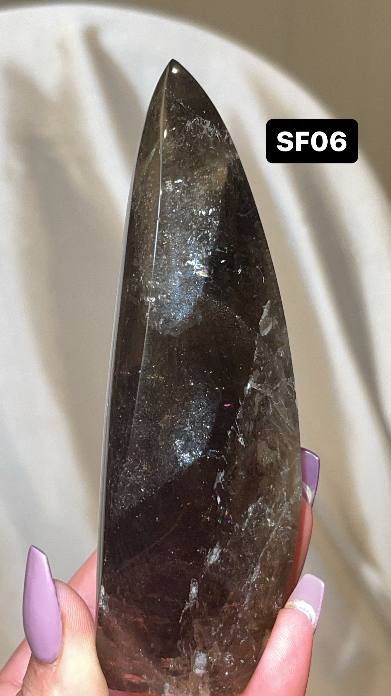 Smoky Quartz AAA Flame