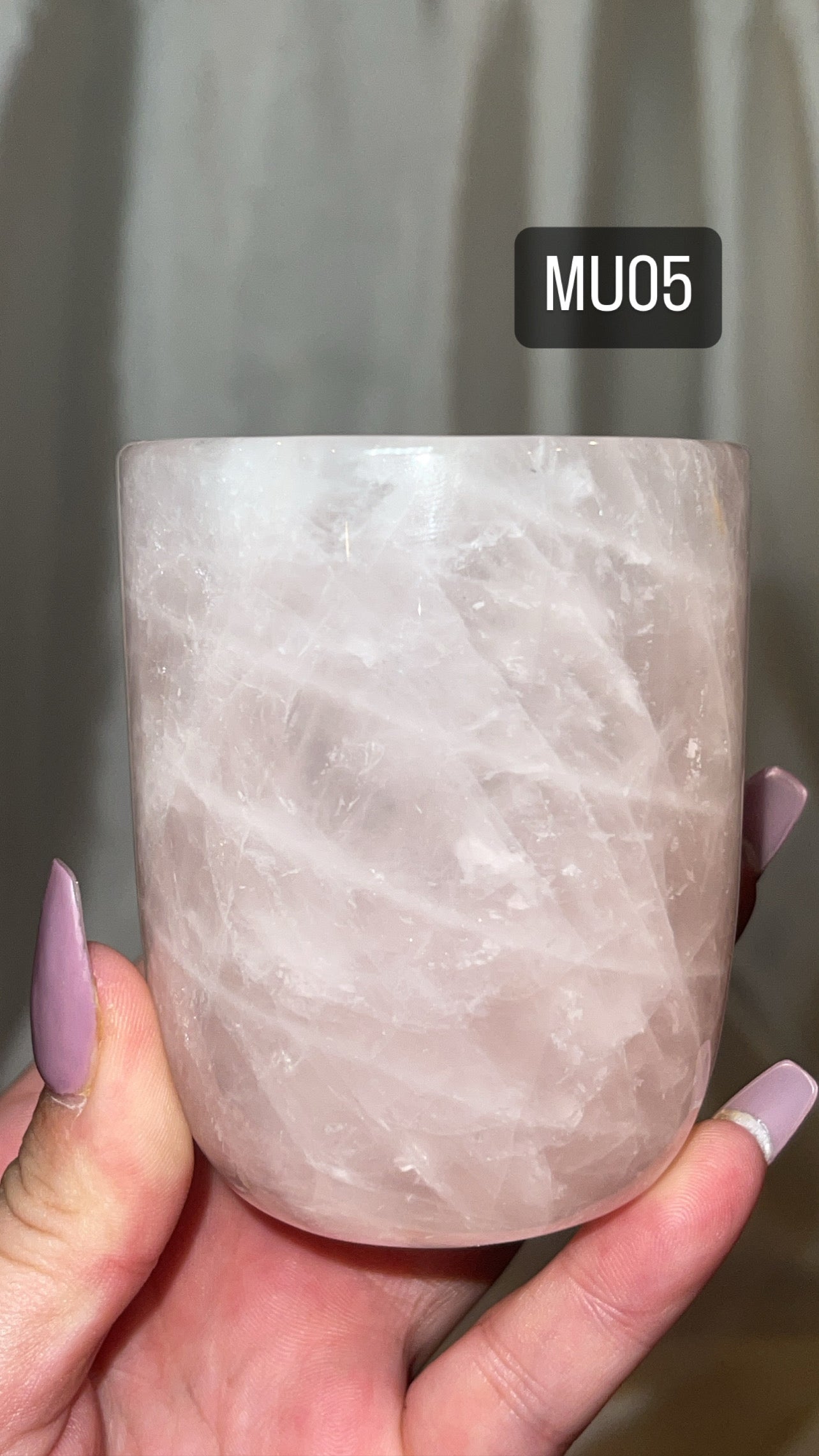 Rose Quartz AAA Cup
