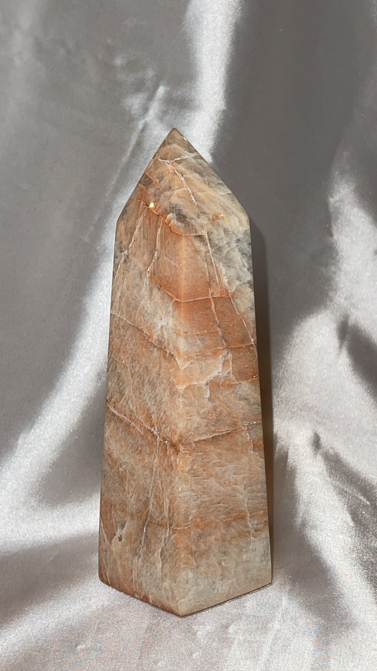Peach Moonstone Large Tower