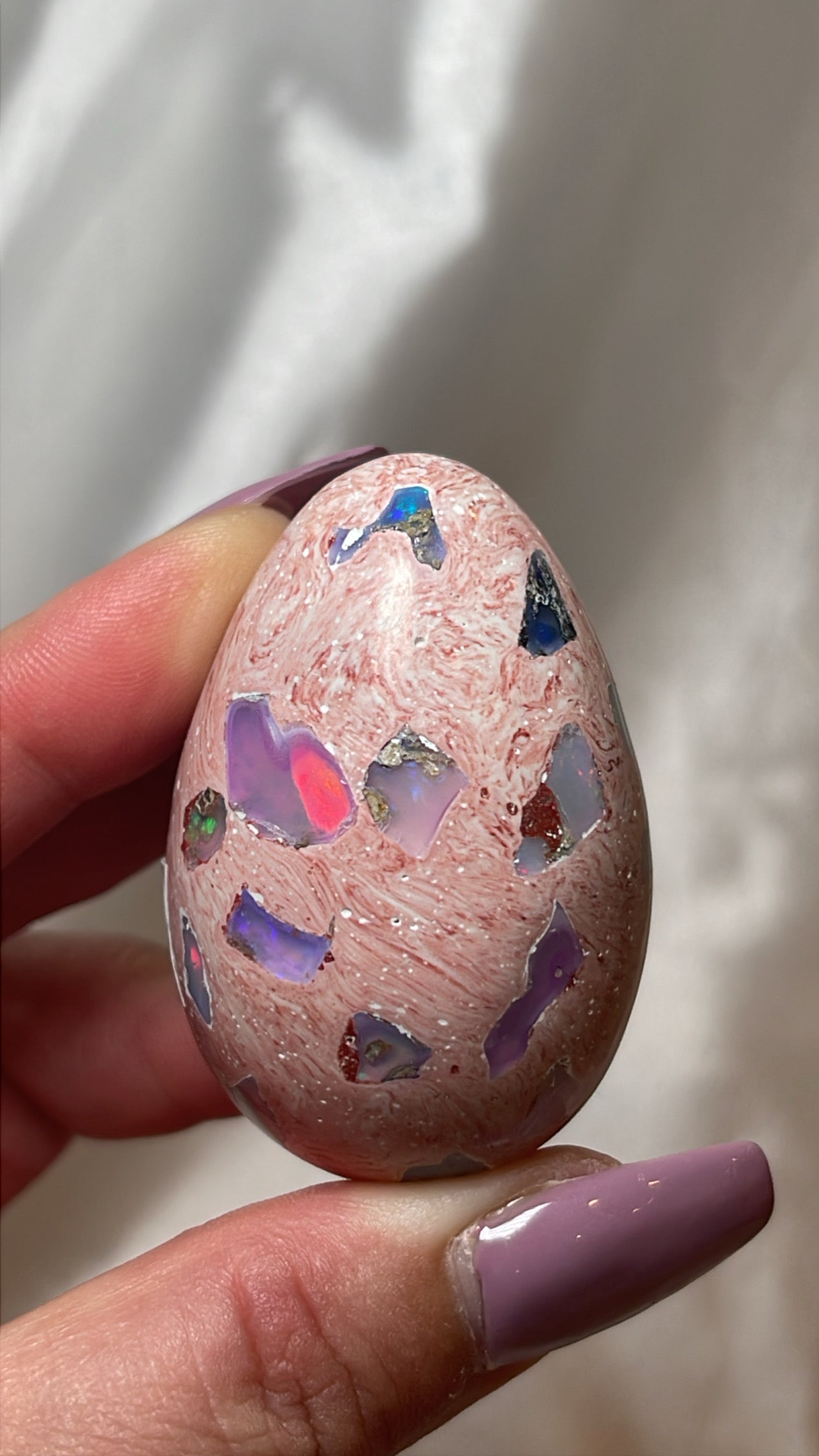 Mexican Fire Opal AAA Egg