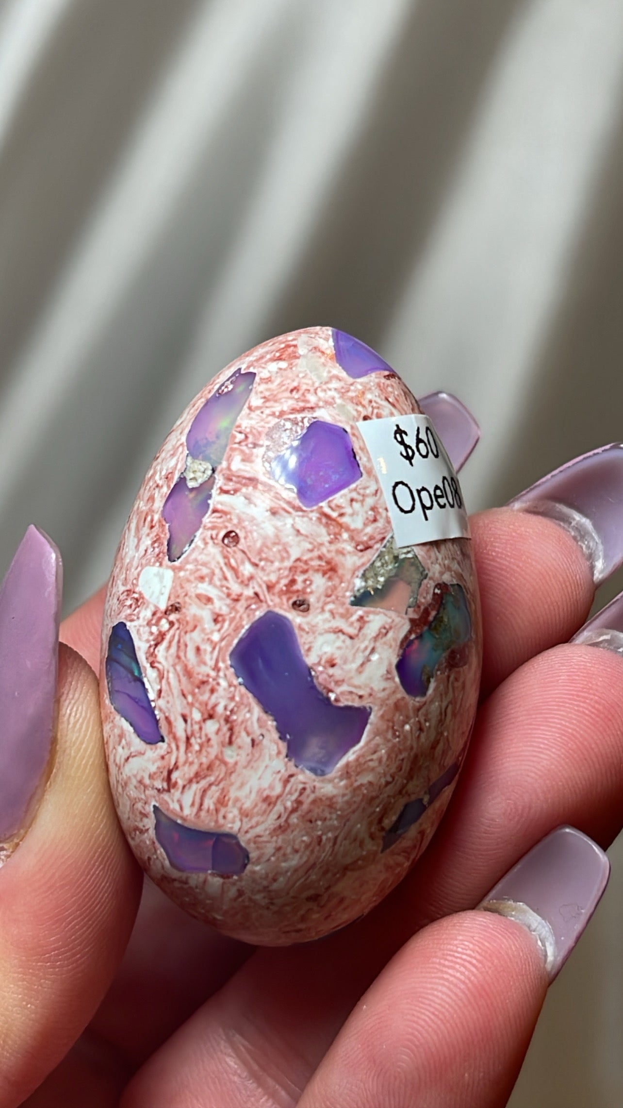 Mexican Fire Opal AAA Egg