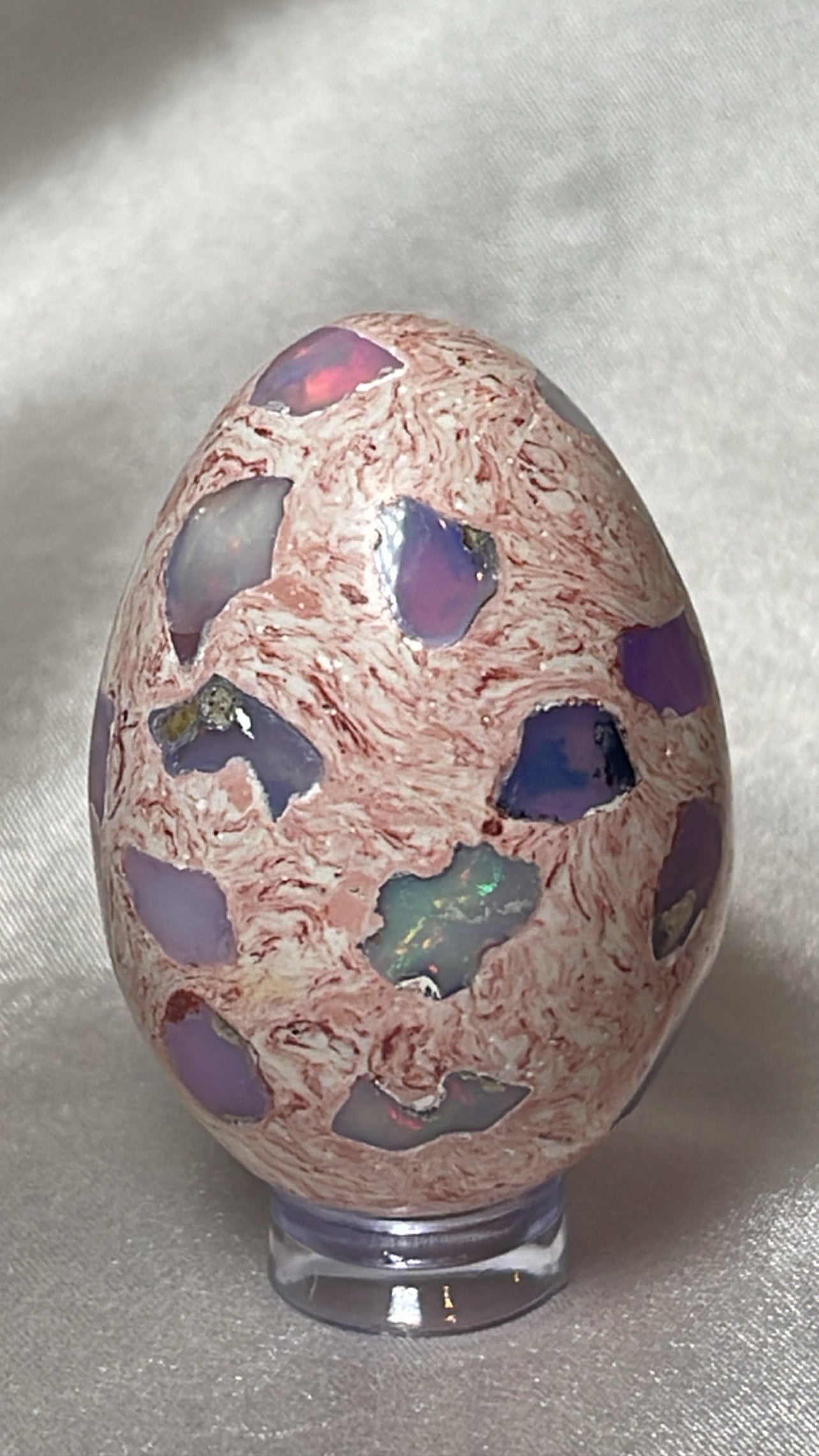 Mexican Fire Opal AAA Egg