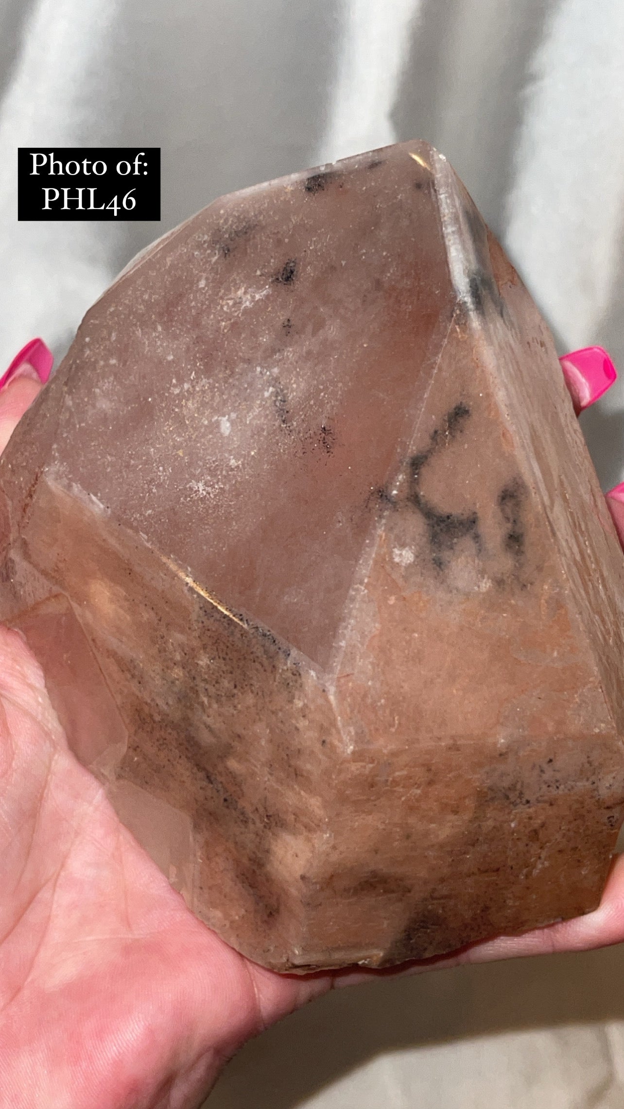 HIGH VIBRATION Hematite Lithium Semi Polished Point Large (one left!!!)