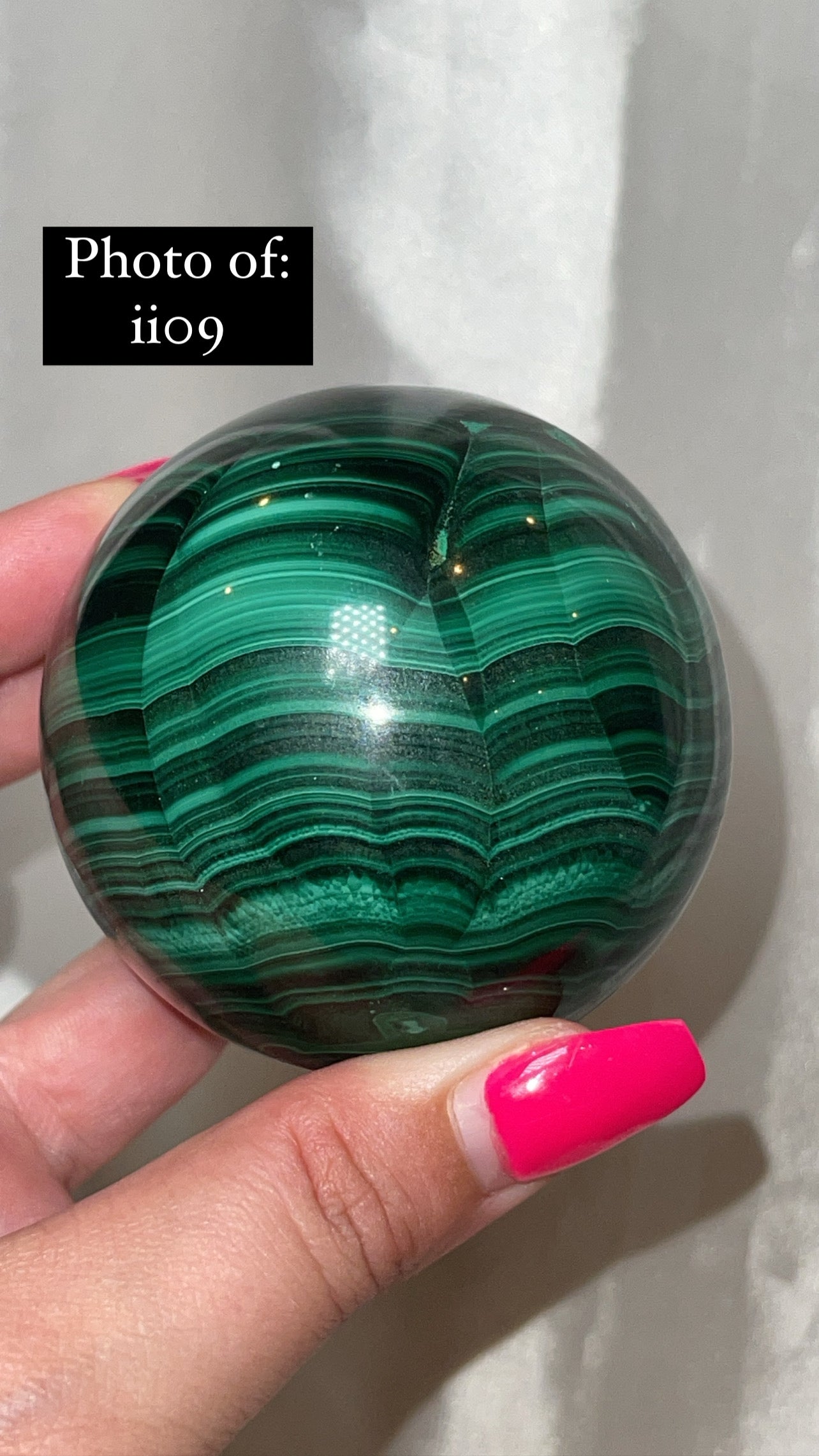 Malachite AA Large/XL Sphere
