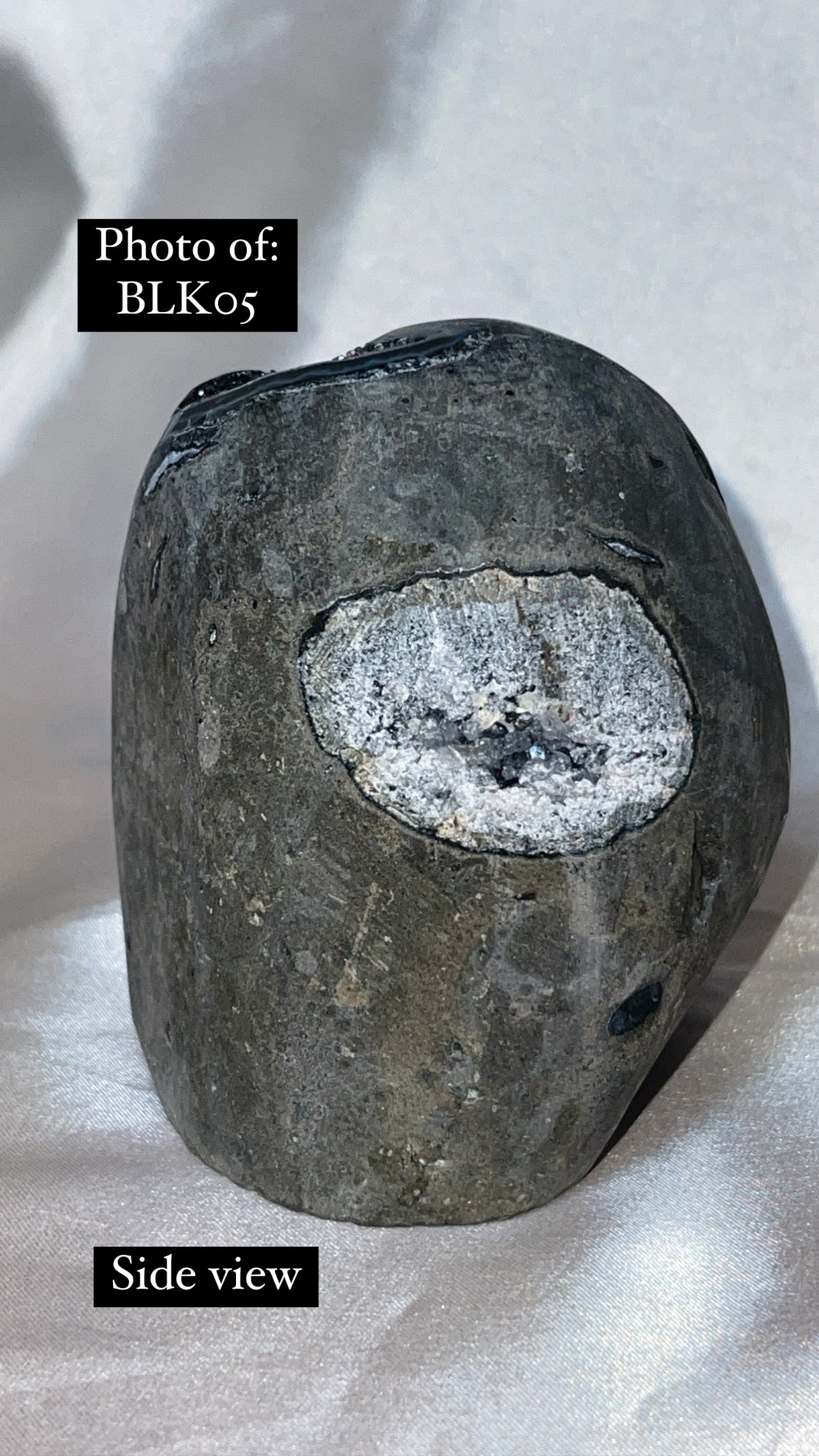 Black Amethyst Cut Base