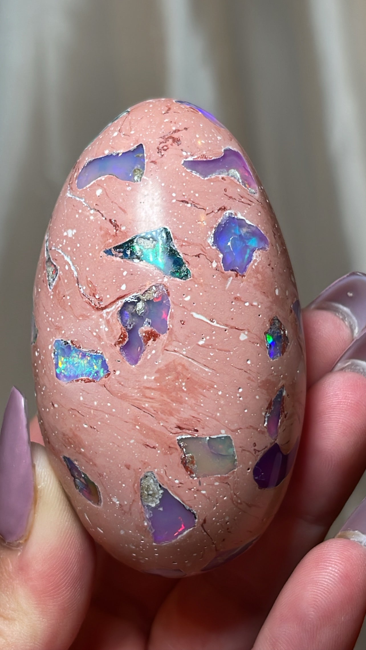 Mexican Fire Opal AAA Egg