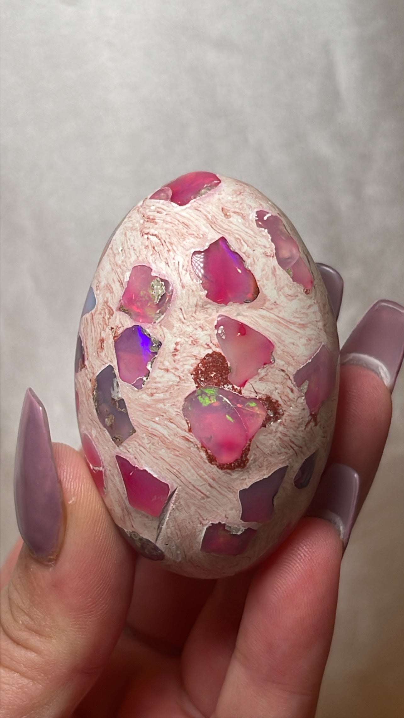 Mexican Fire Opal AAA Egg