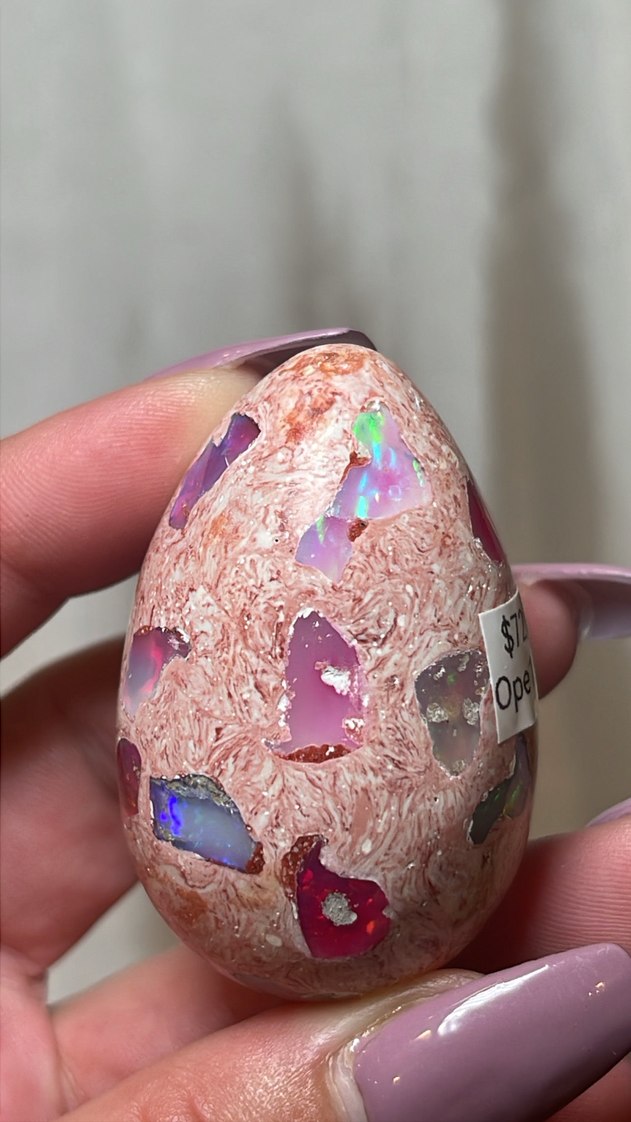 Mexican Fire Opal AAA Egg