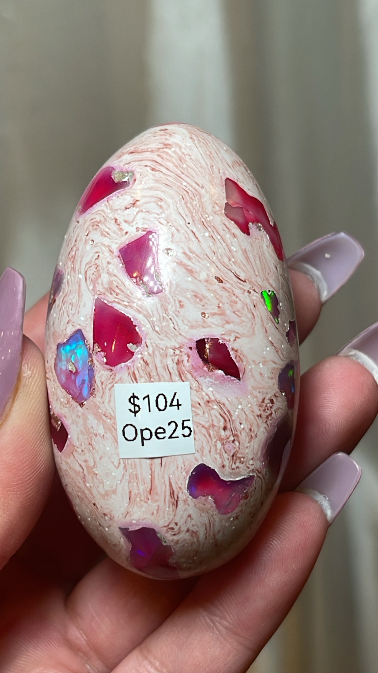 Mexican Fire Opal AAA Egg