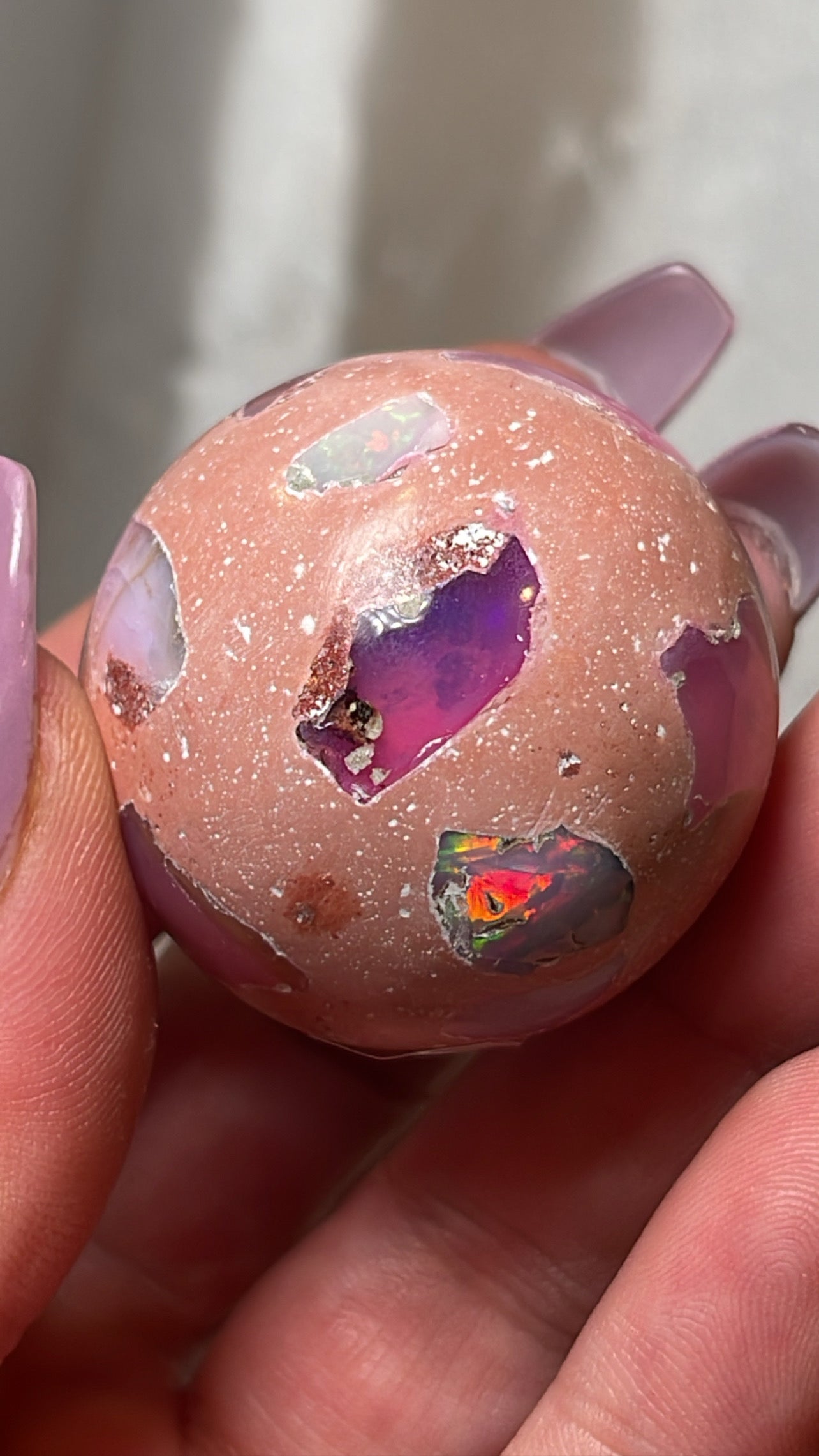 Mexican Fire Opal AAA Sphere