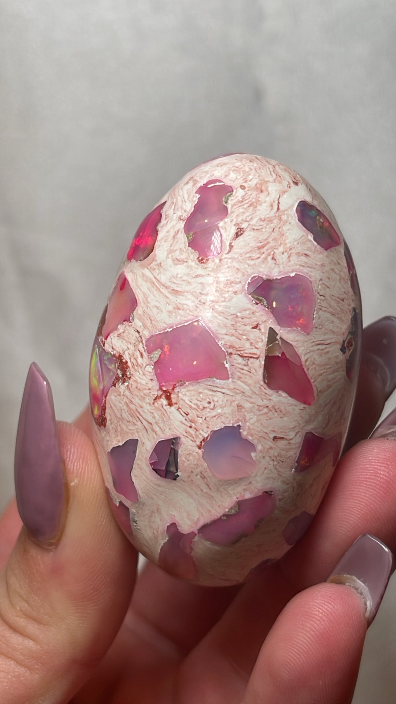 Mexican Fire Opal AAA Egg