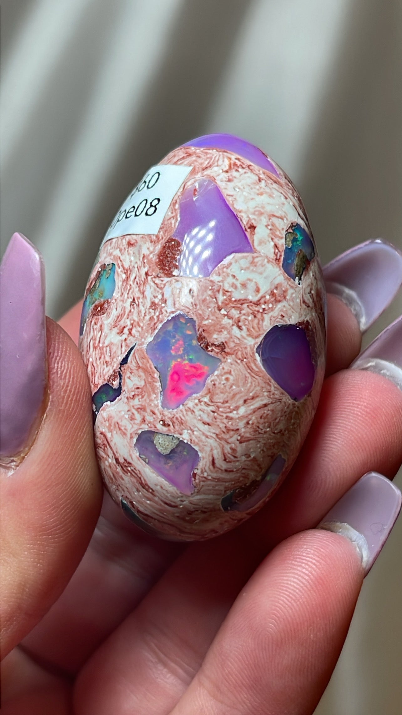 Mexican Fire Opal AAA Egg