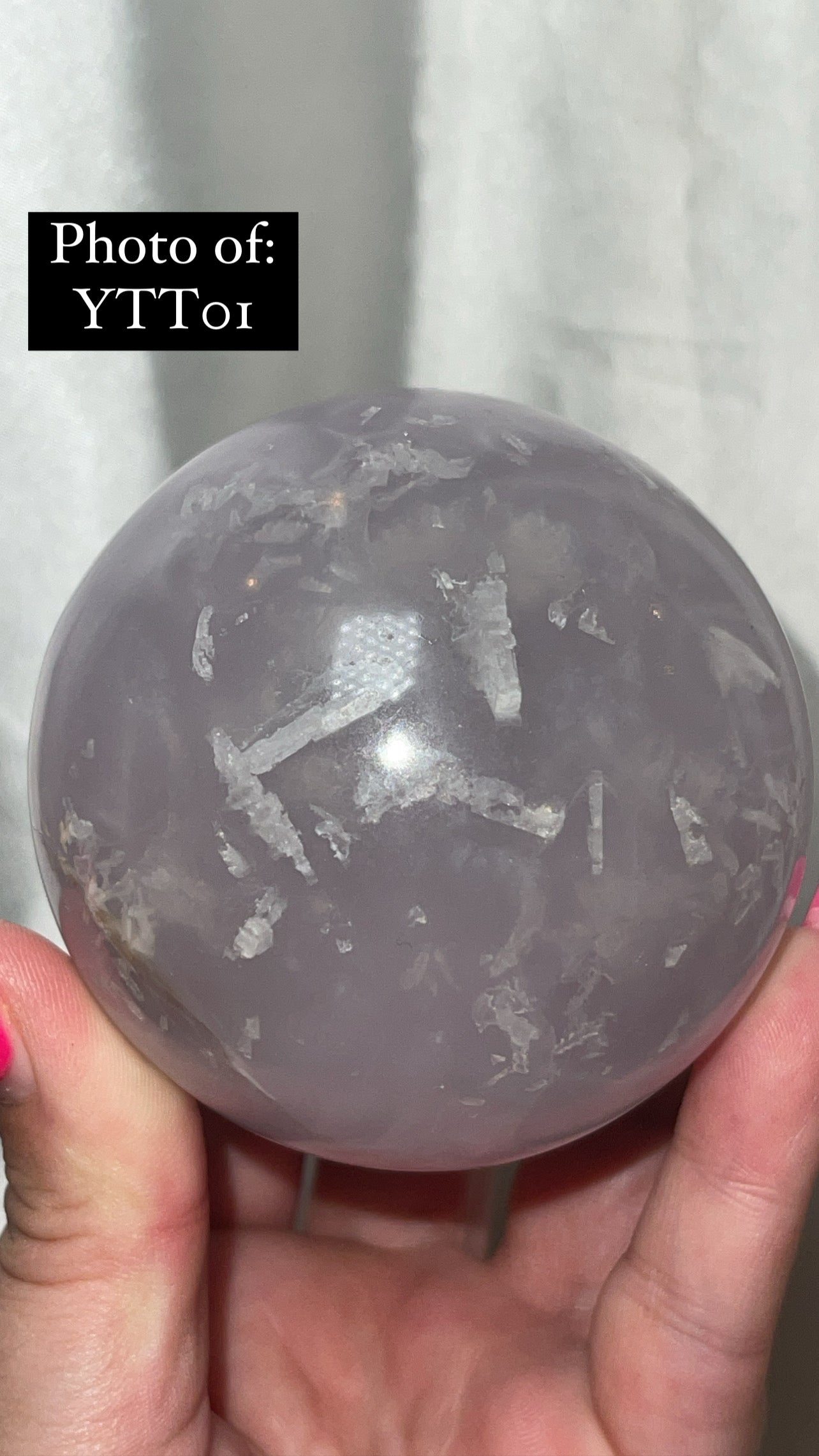 Yttrium Fluorite XL Sphere