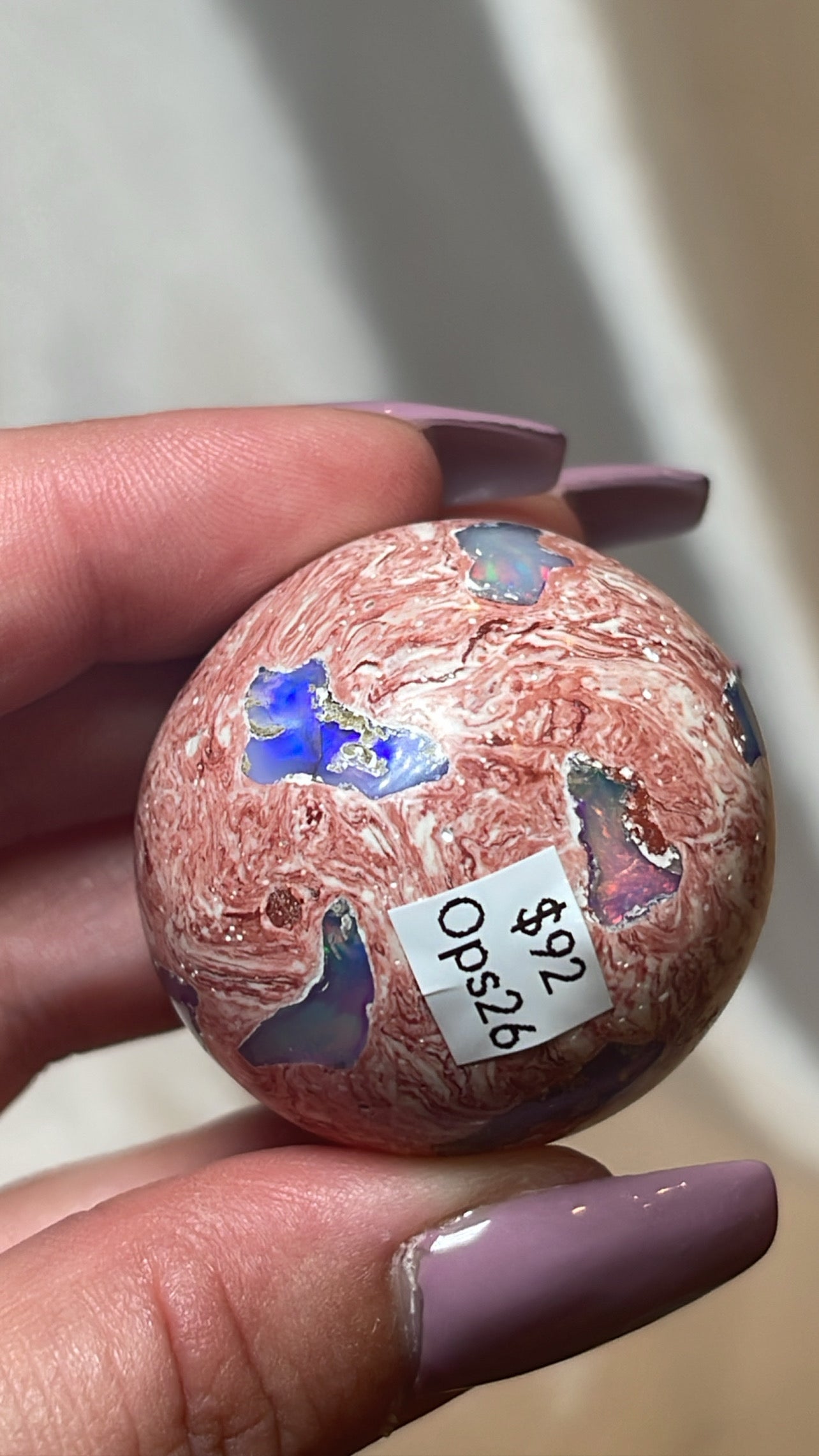 Mexican Fire Opal AAA Sphere