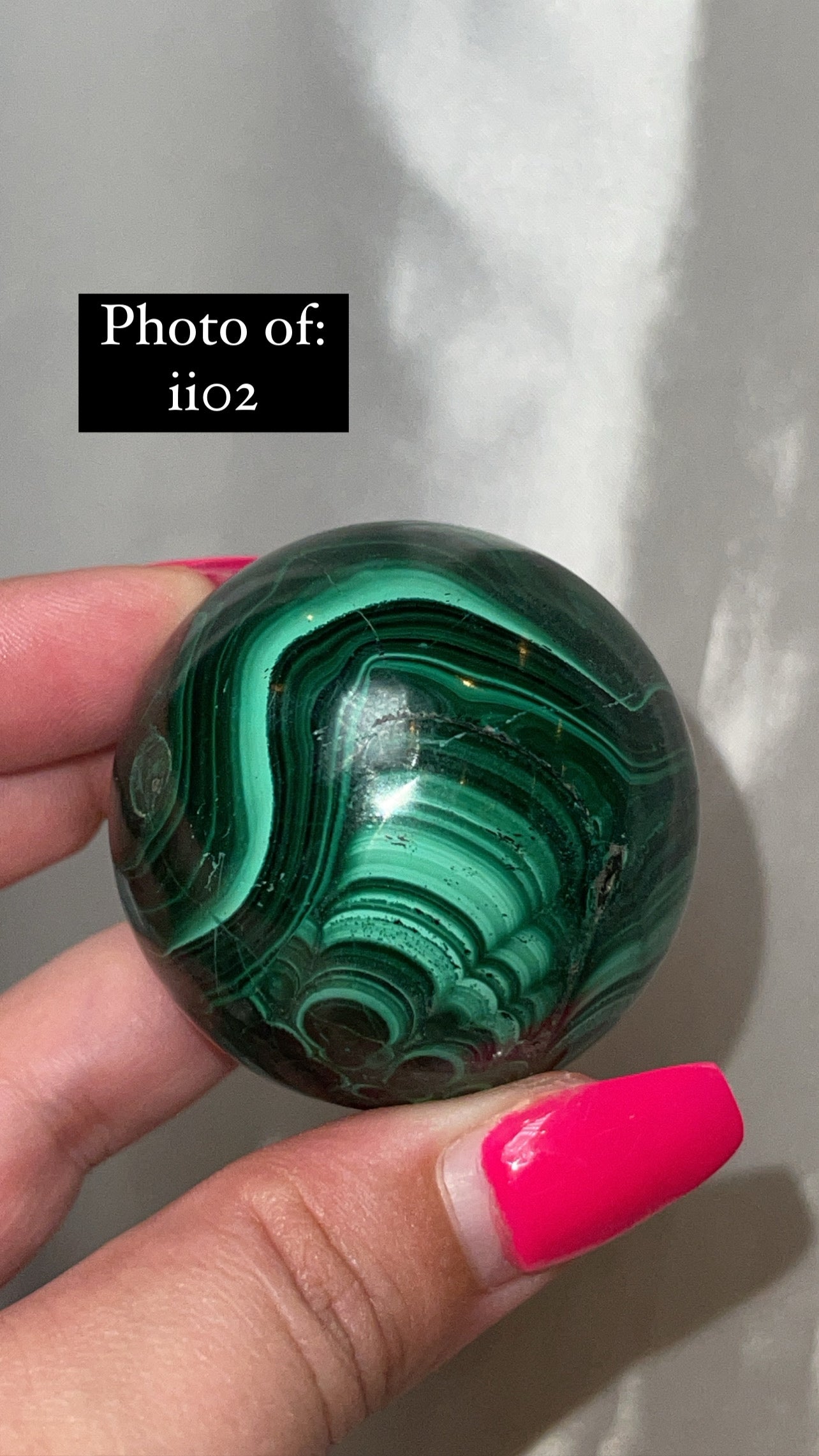 Malachite AA Large/XL Sphere