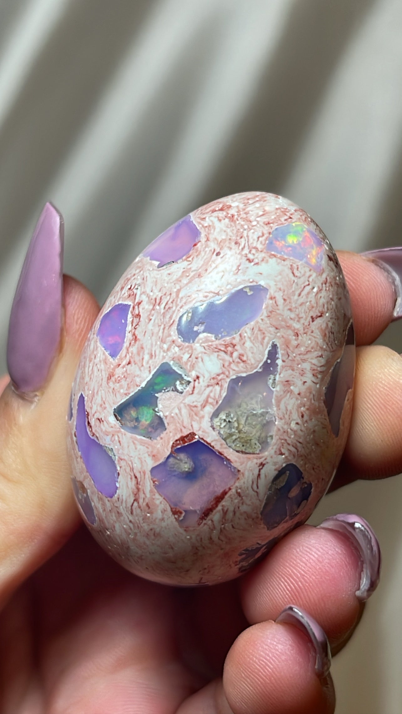 Mexican Fire Opal AAA Egg