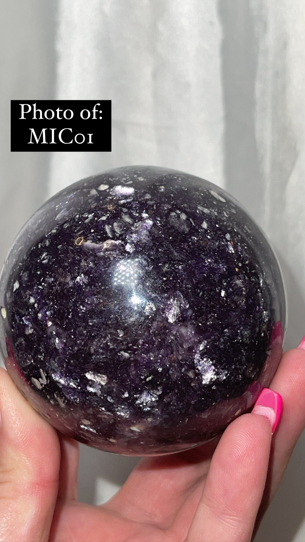 Mica Lepidolite XL Sphere