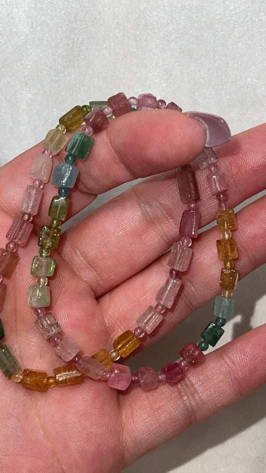 Tourmaline Colored AAA Bracelet (only 1 left!)