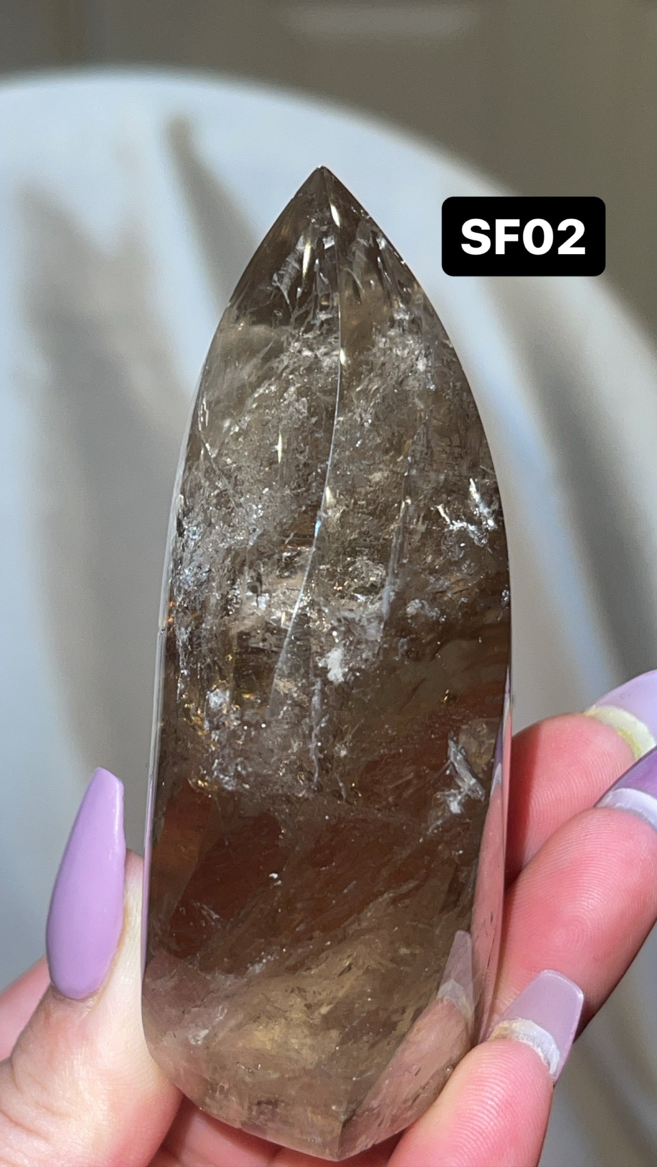 Smoky Quartz AAA Flame