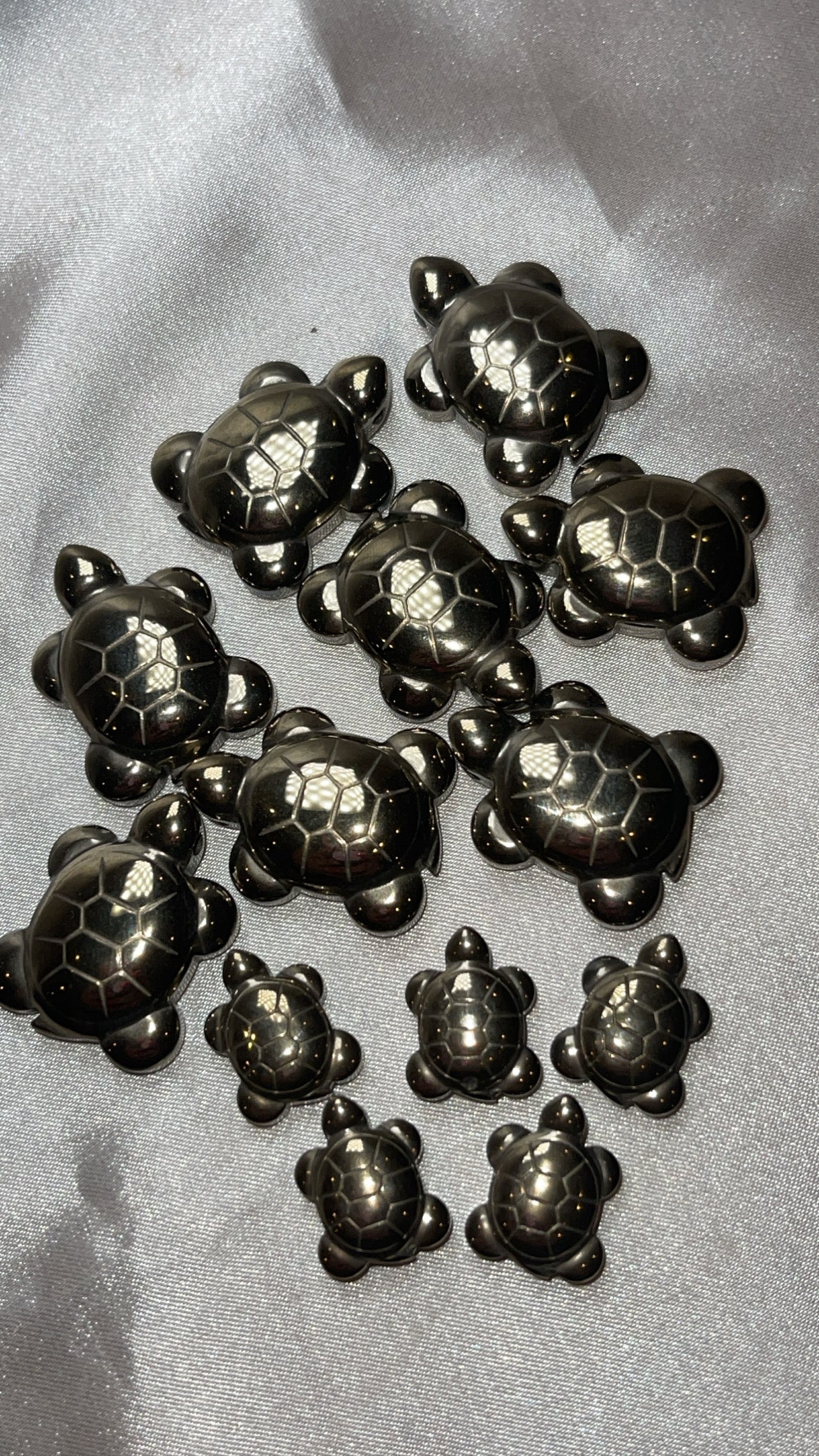 Pyrite Drilled Turtle